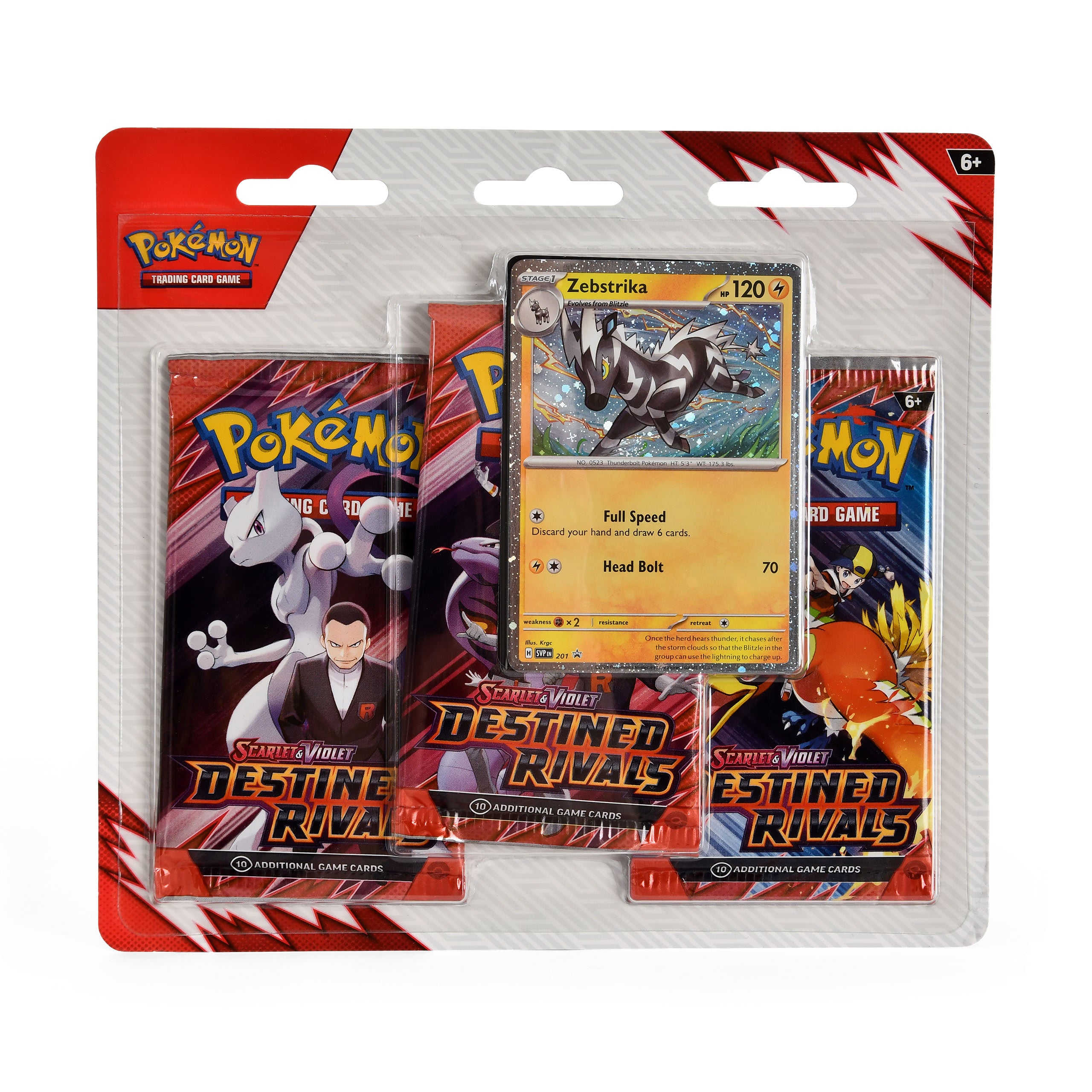 Zdjęcie produktu Pokemon - Scarlet & Violet Destined Rivals Booster 3-pak