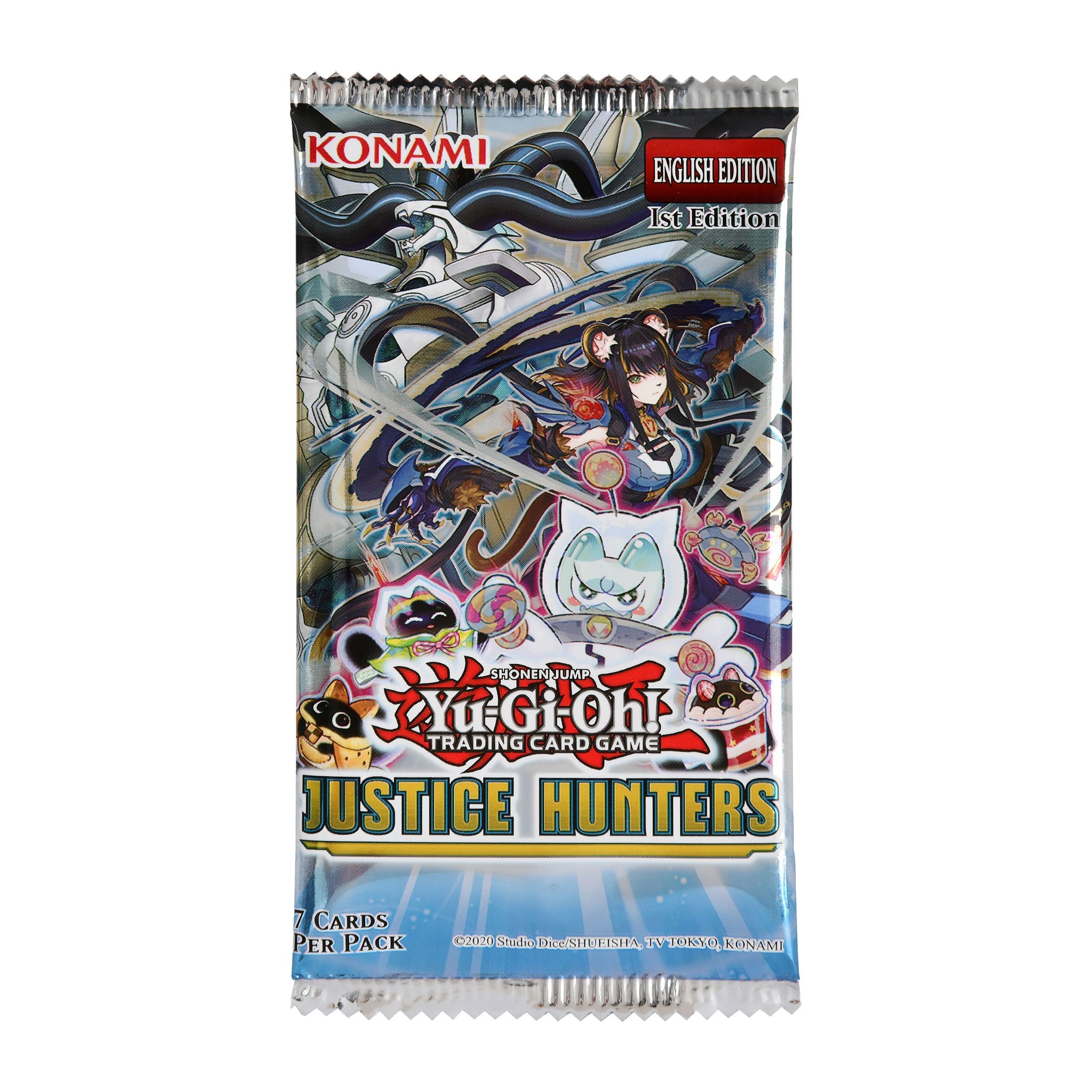 Zdjęcie produktu Yu-Gi-Oh! - Booster kart Justice Hunters Wersja angielska