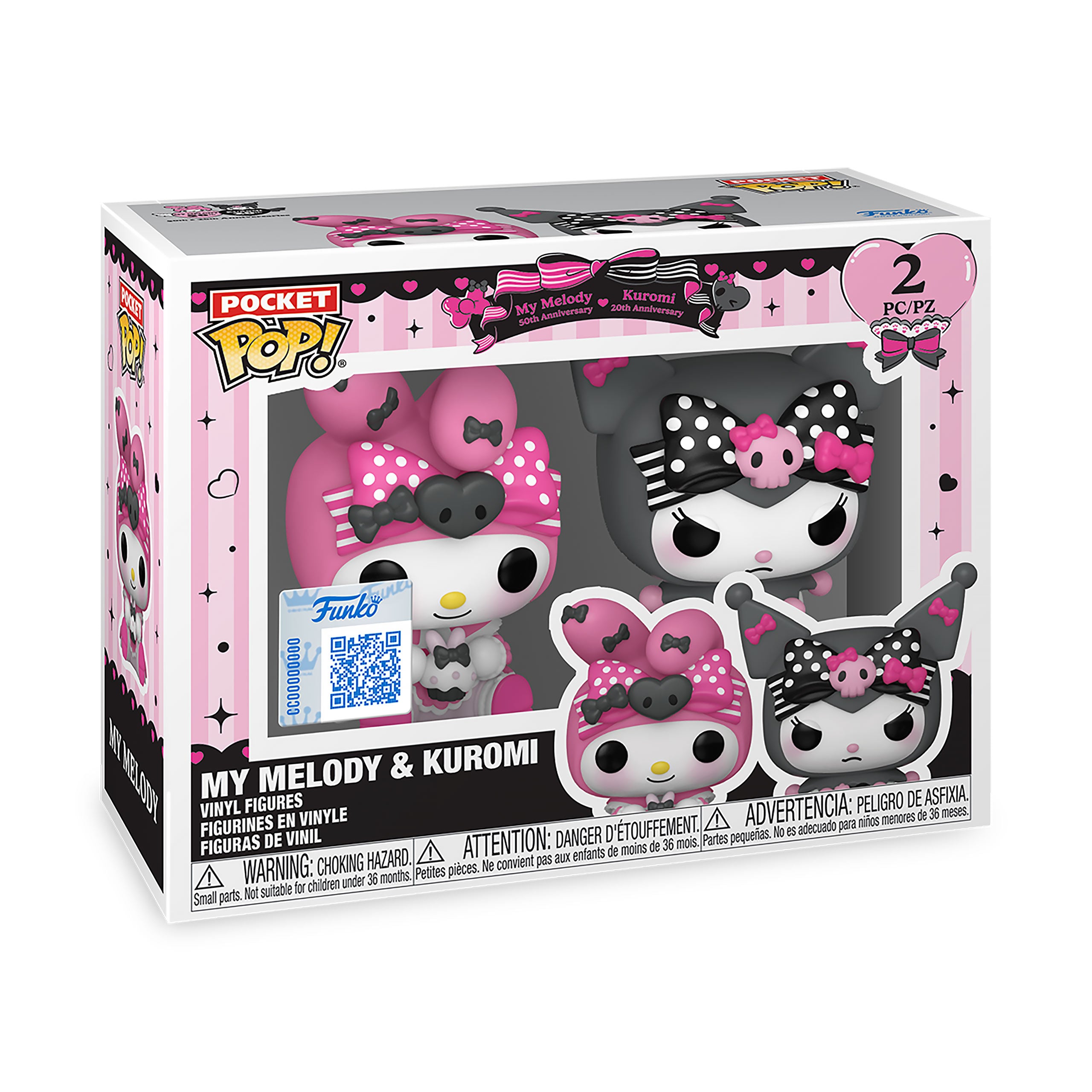 Zdjęcie produktu Sanrio - Kuromi i My Melody Funko Pocket Pop! Zestaw 2 figurek