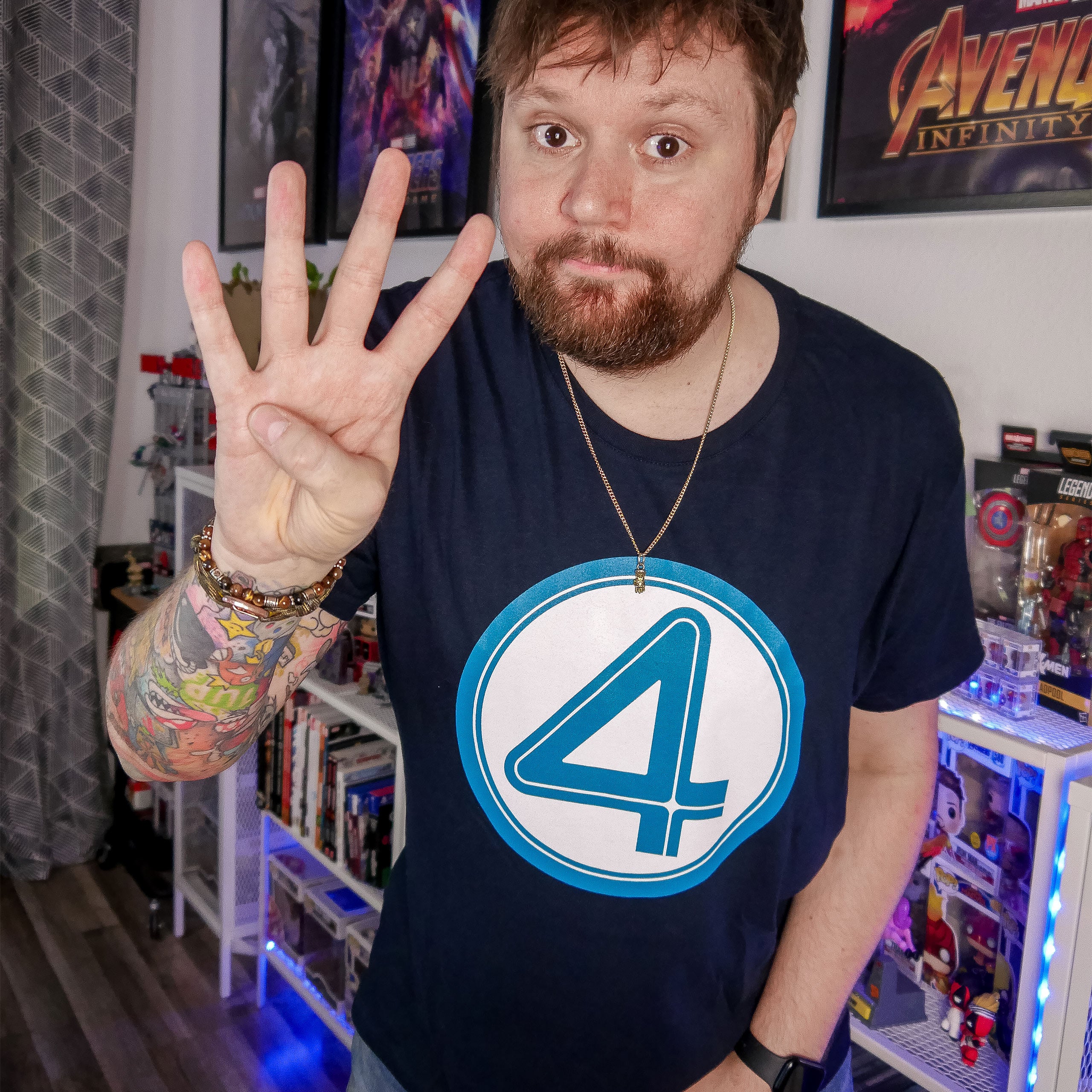 Zdjęcie produktu Fantastic Four - Emblem T-Shirt czarny