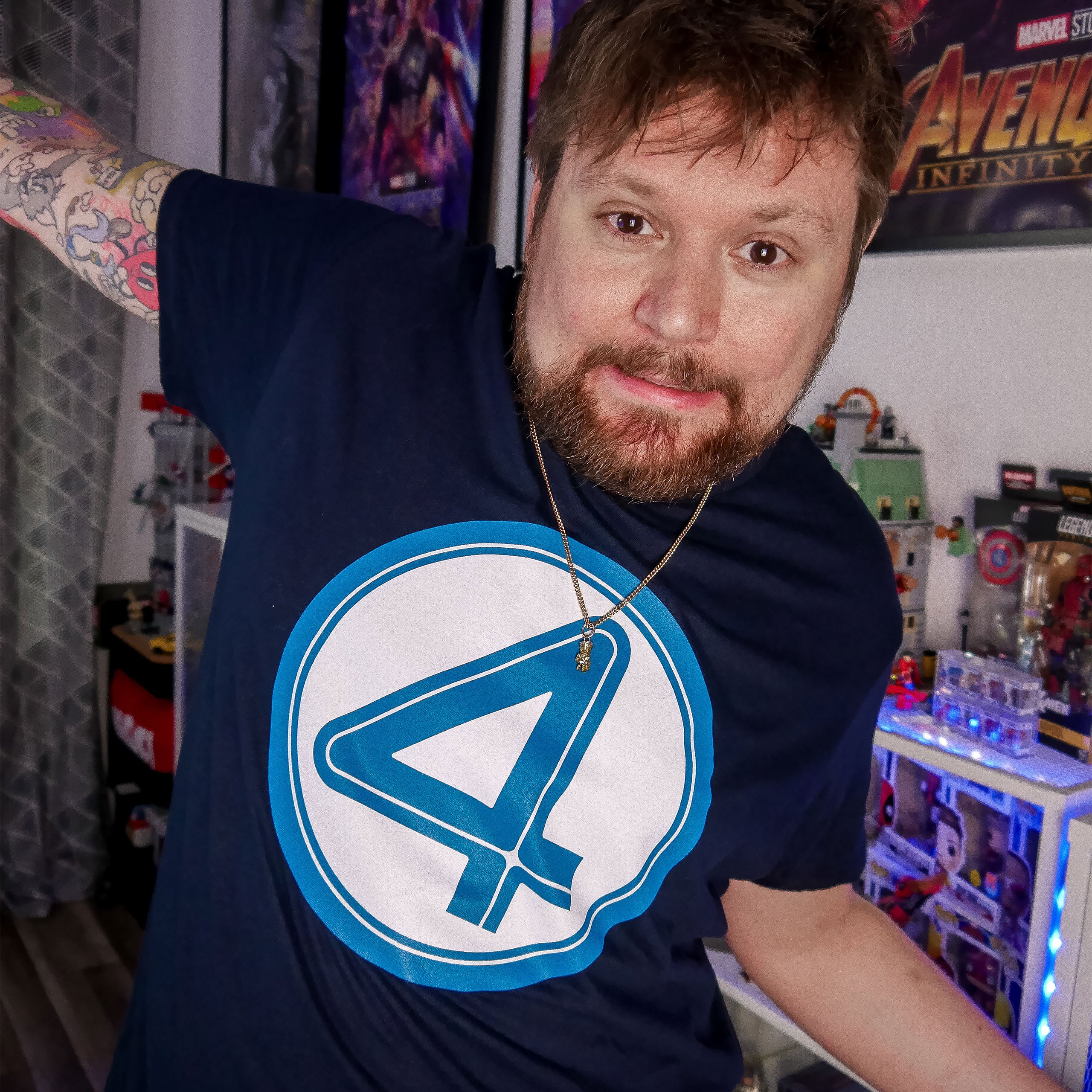 Zdjęcie produktu Fantastic Four - Emblem T-Shirt czarny
