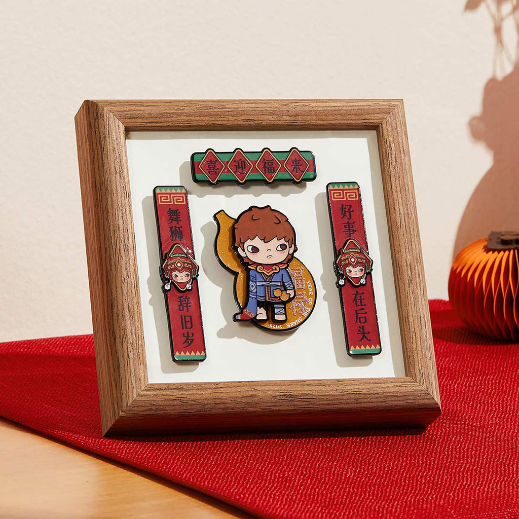 Zdjęcie produktu Seria Wealthy Snake's New Year Celebration POP MART Mystery Magnet