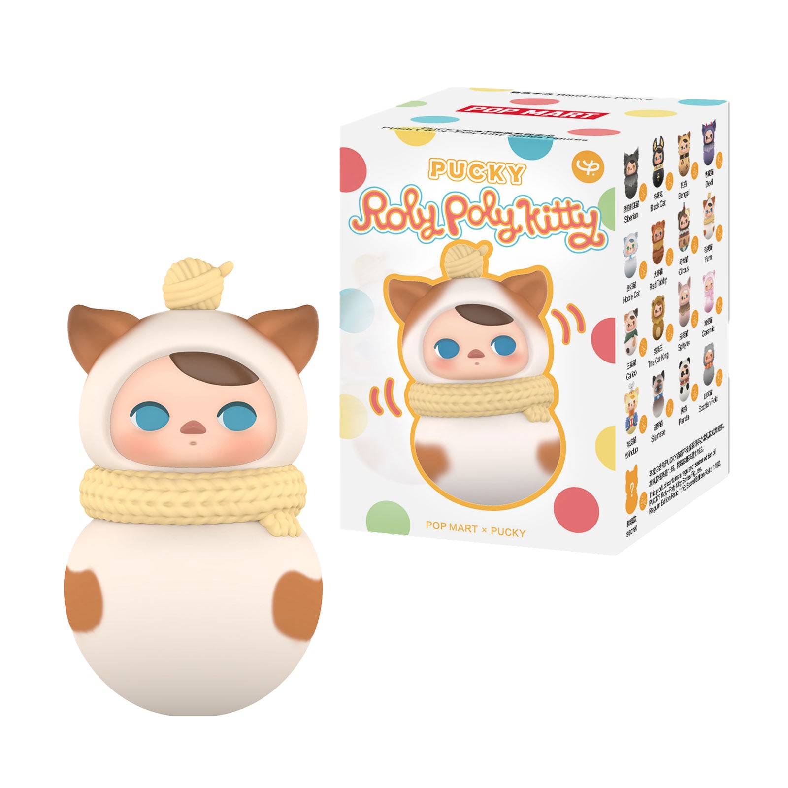 Zdjęcie produktu Pucky - Roly-Poly Kitty Series POP MART Mystery Figurka