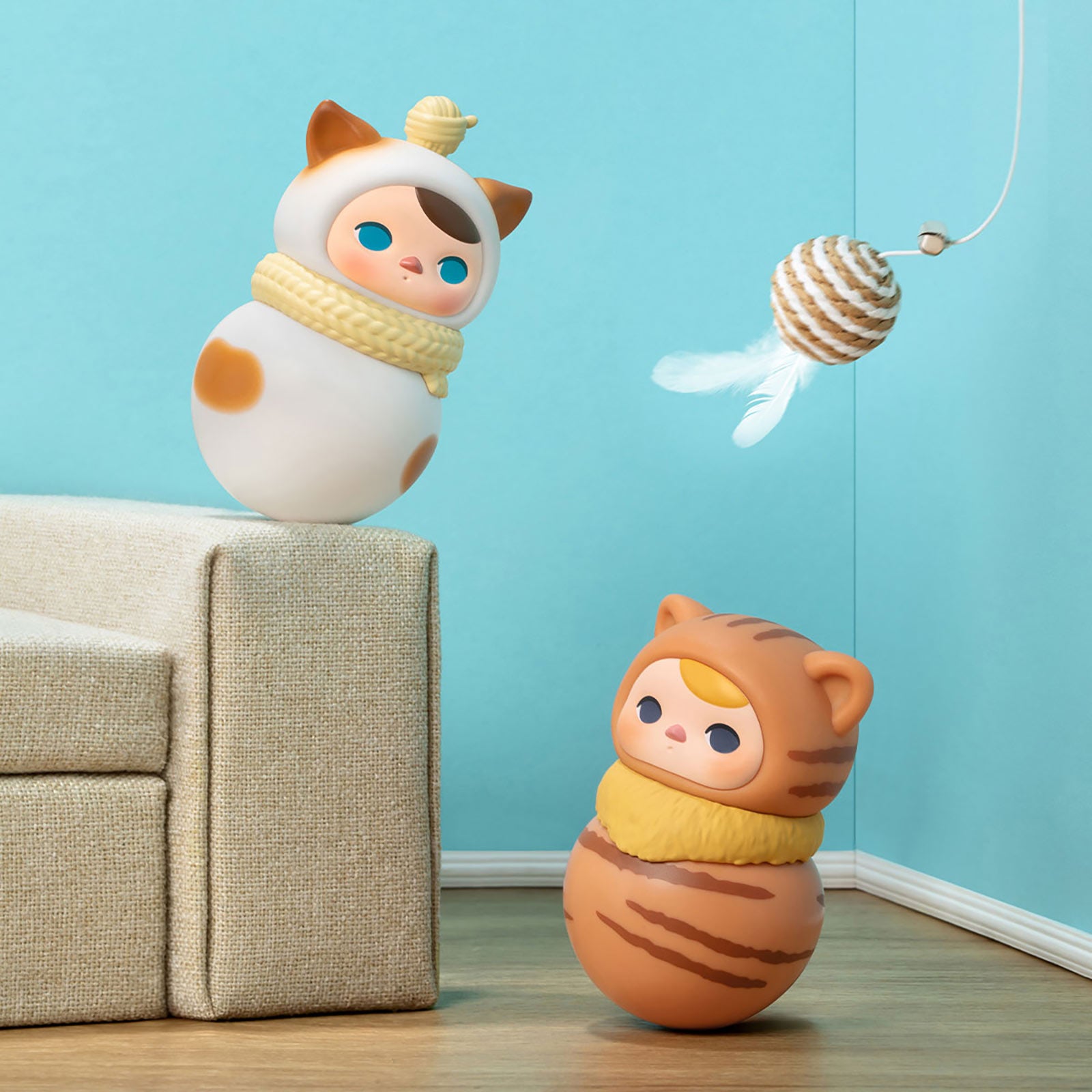 Zdjęcie produktu Pucky - Roly-Poly Kitty Series POP MART Mystery Figurka