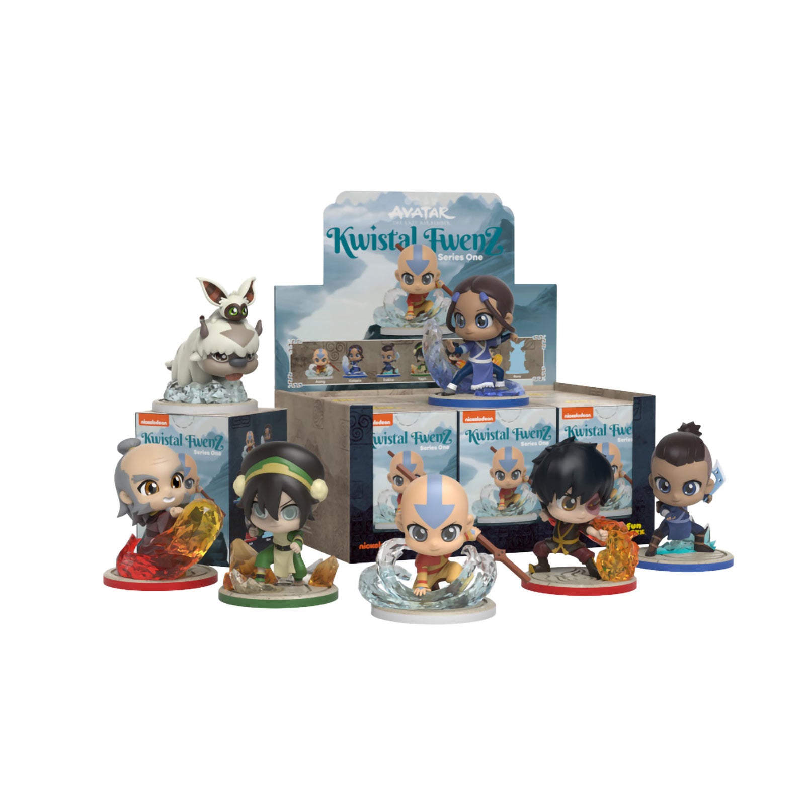Zdjęcie produktu Avatar: Legenda Aanga - Kwistal Fwenz x Avatar Seria 1 POP MART Mystery Figurki Display