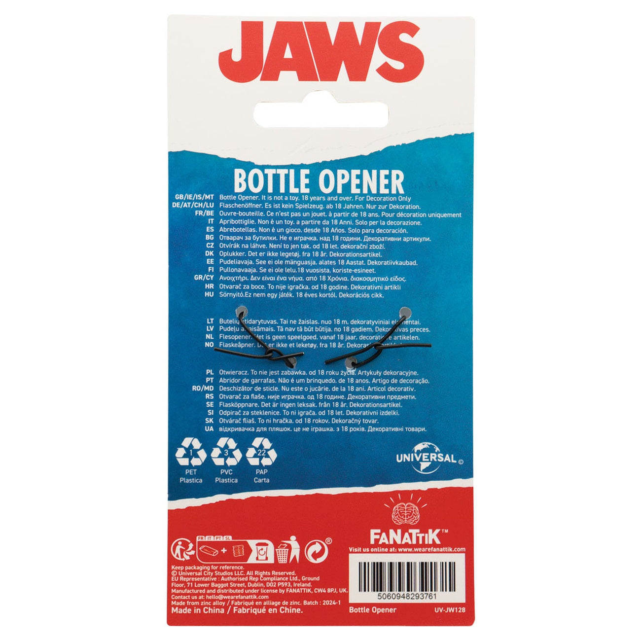 Zdjęcie produktu Szczęki - Otwieracz do butelek Rekin z filmu Jaws