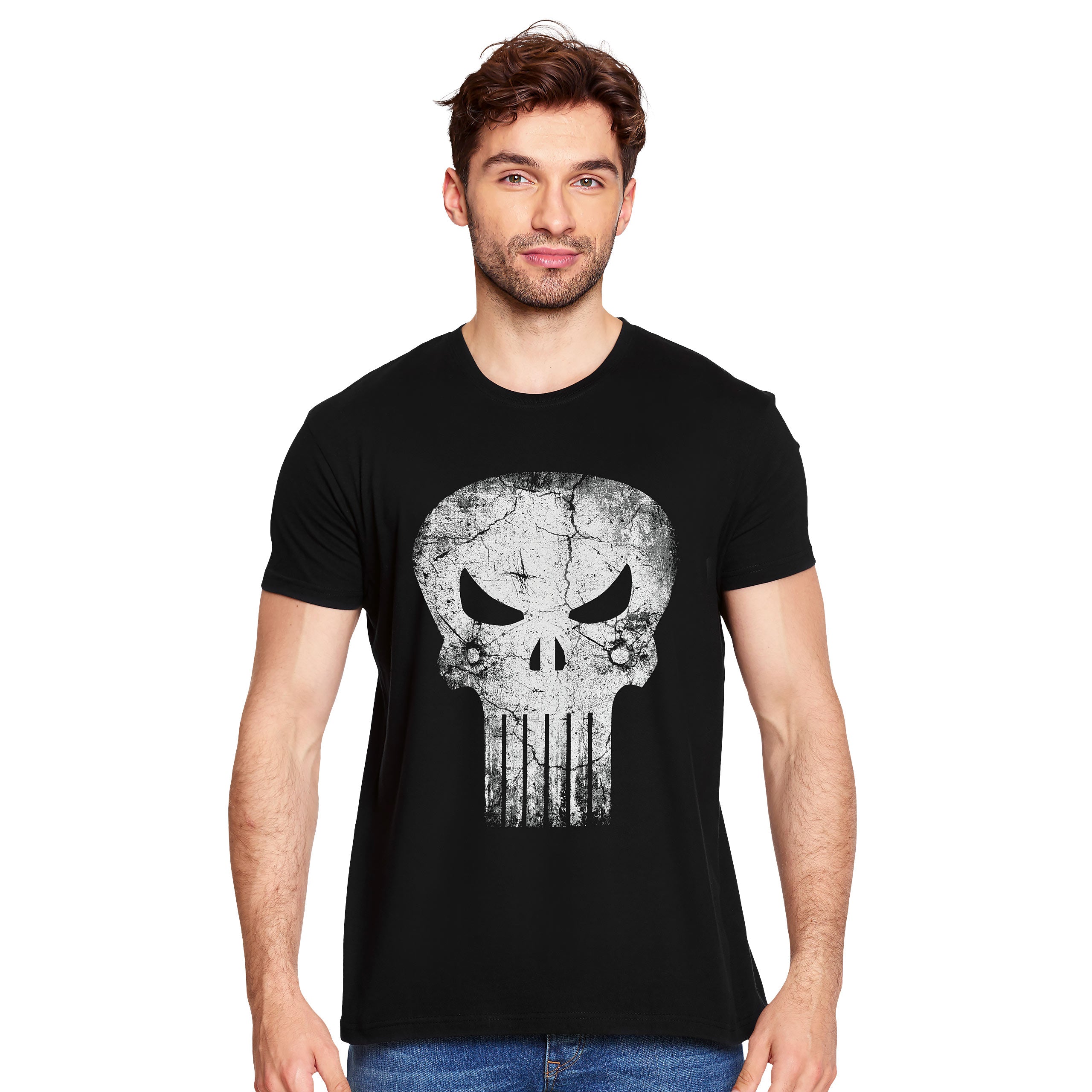 Zdjęcie produktu Punisher - Skull Bullets Logo T-Shirt czarne