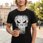 Product image Punisher - Skull Distress Logo T-Shirt black