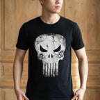Product image Punisher - Skull Distress Logo T-Shirt black
