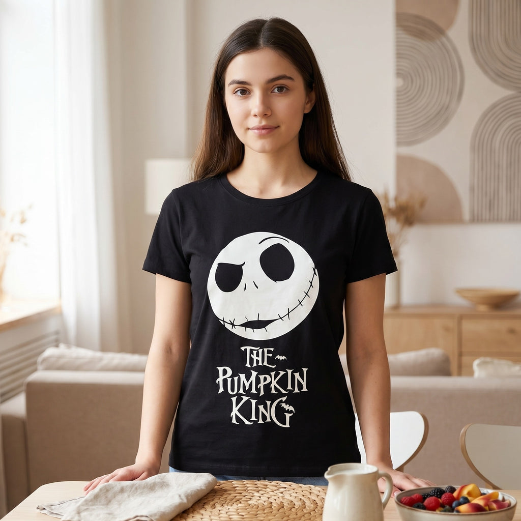 Zdjęcie produktu Nightmare Before Christmas - The Pumpkin King T-Shirt czarne