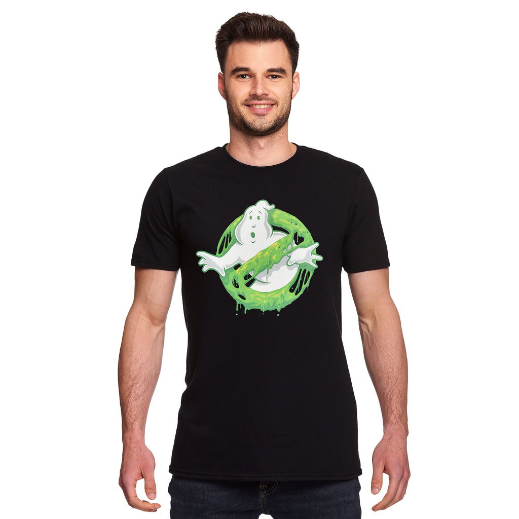Zdjęcie produktu Ghostbusters - Koszulka Glow in the Dark Slime Logo Czarna