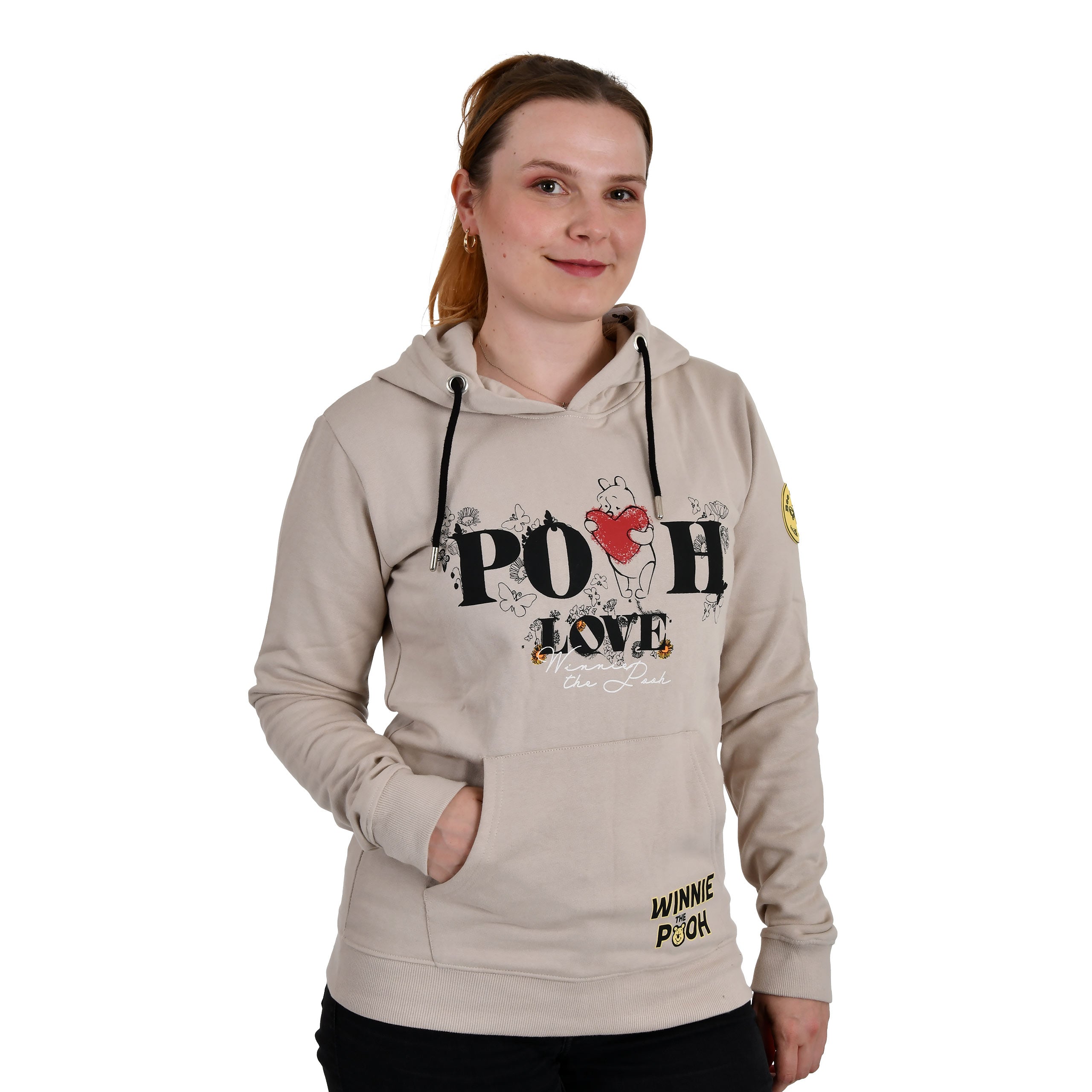 Zdjęcie produktu Kubuś Puchatek - Bluza z kapturem Pooh Love beżowa