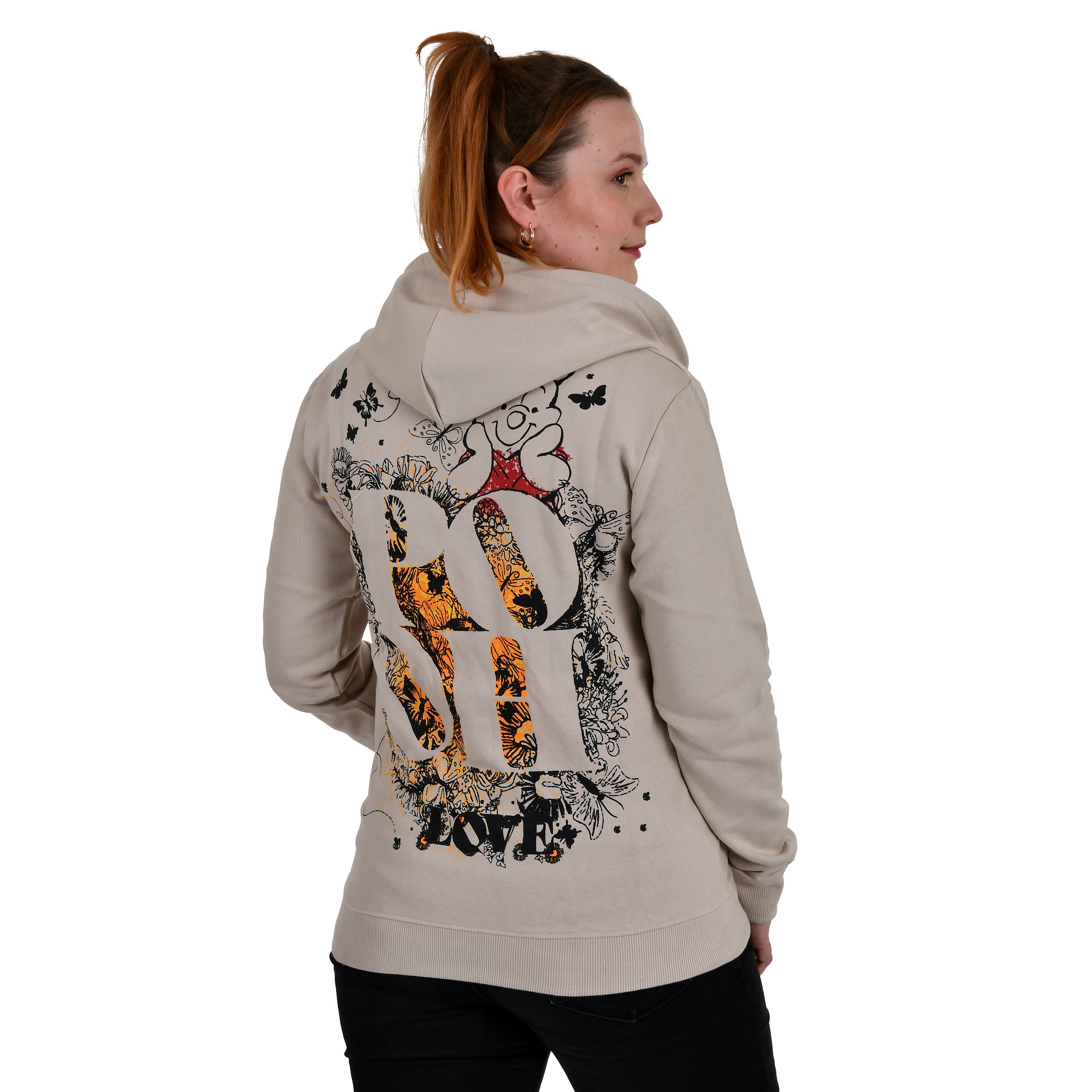 Zdjęcie produktu Kubuś Puchatek - Bluza z kapturem Pooh Love beżowa