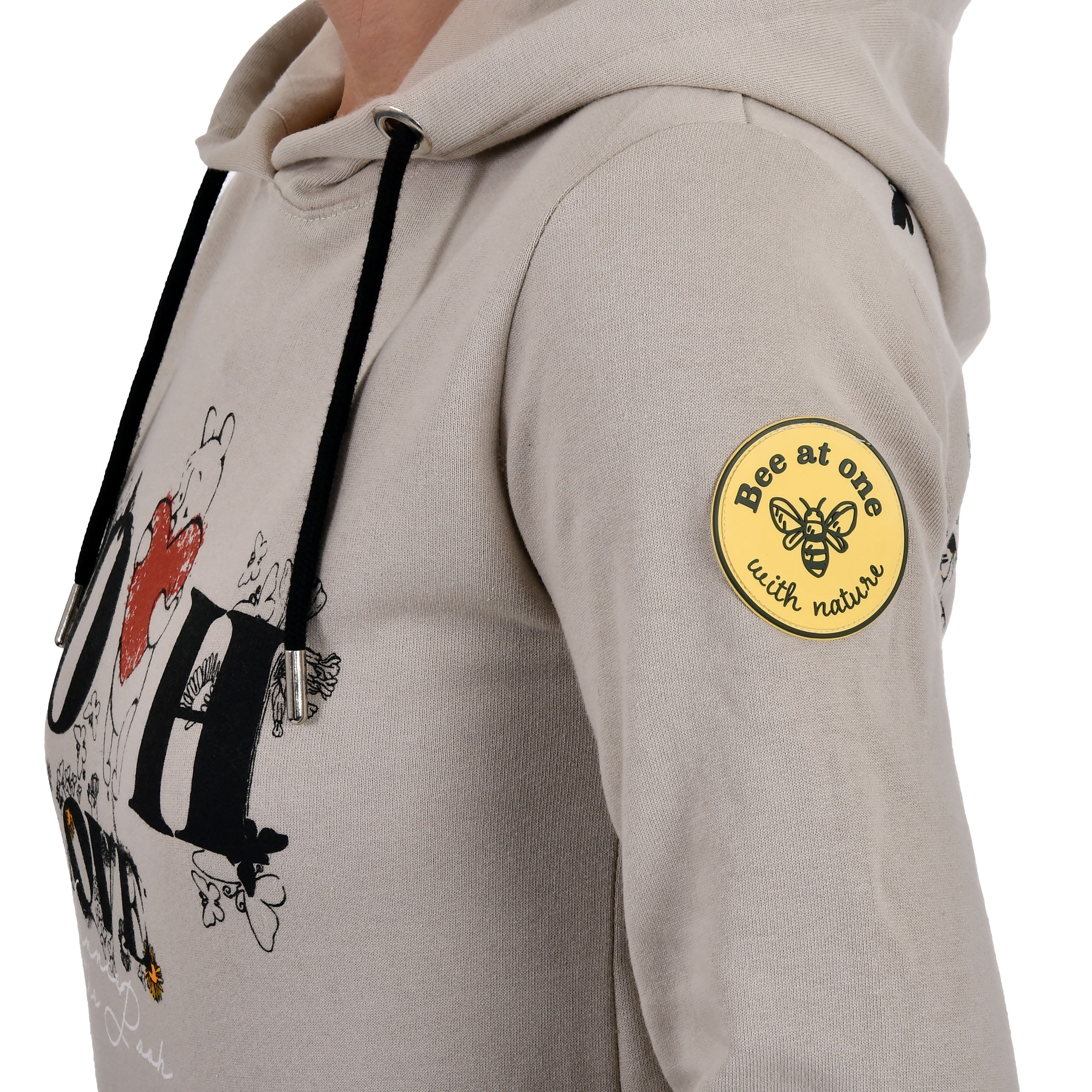 Zdjęcie produktu Kubuś Puchatek - Bluza z kapturem Pooh Love beżowa