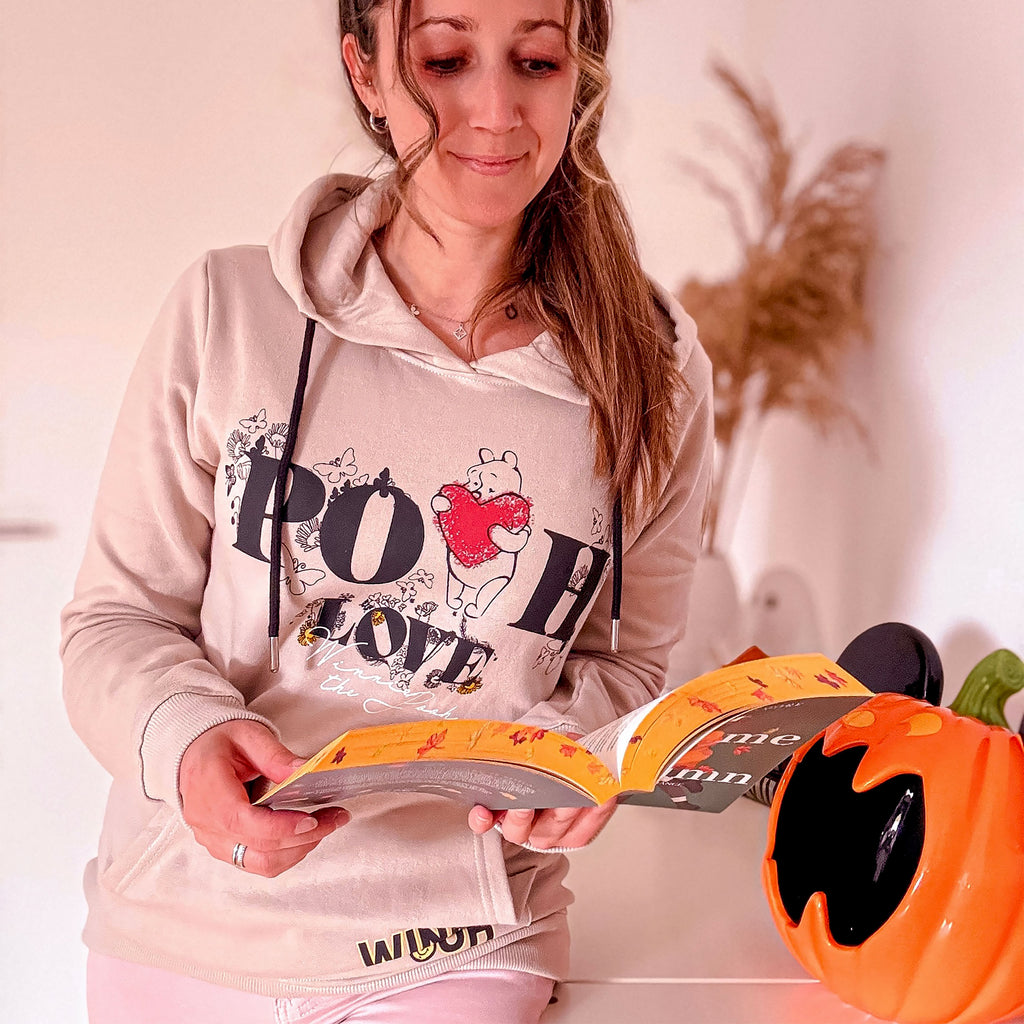 Zdjęcie produktu Kubuś Puchatek - Bluza z kapturem Pooh Love beżowa