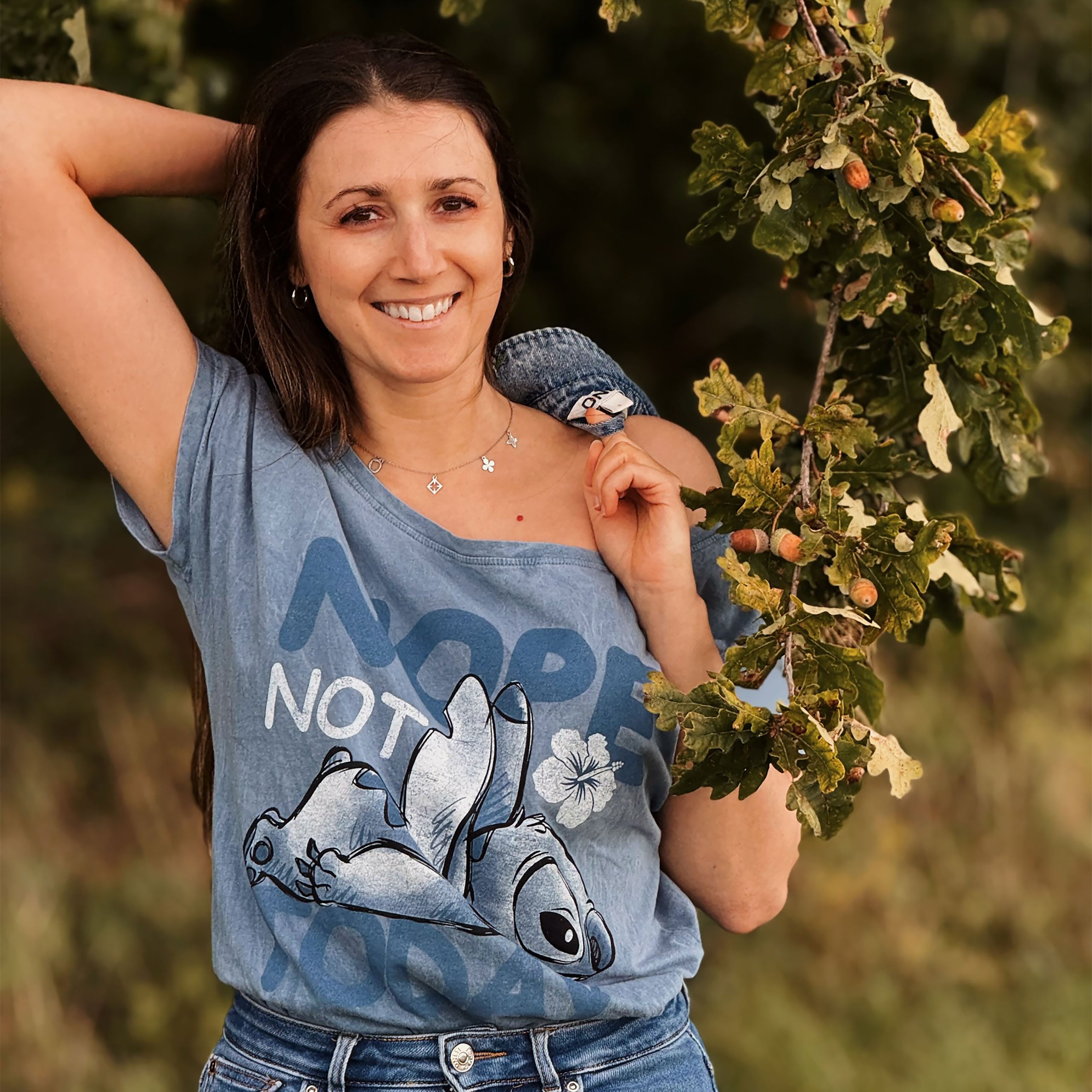 Zdjęcie produktu Lilo & Stitch - Not Today koszulka niebieska