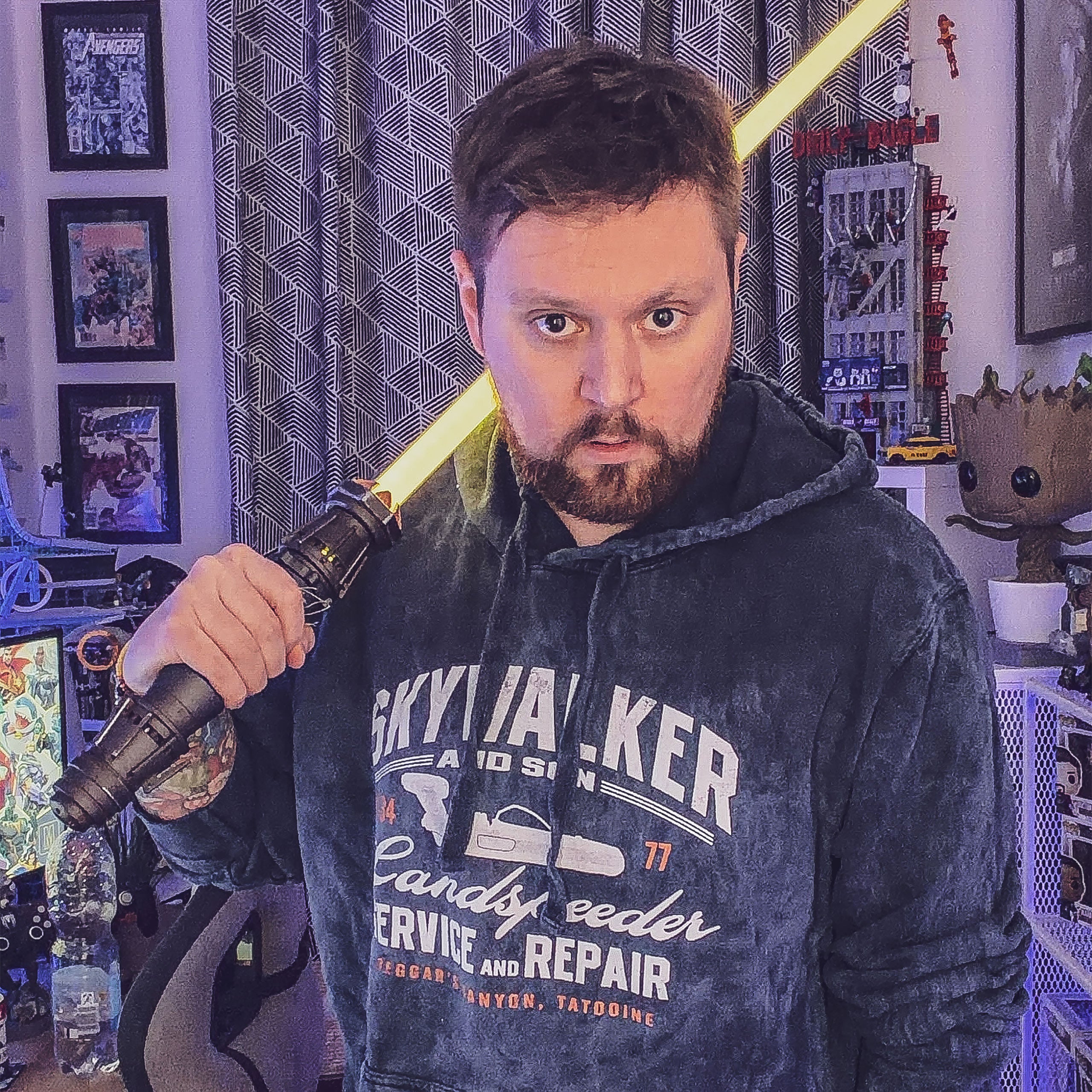 Zdjęcie produktu Star Wars - niebieska bluza z kapturem Skywalker
