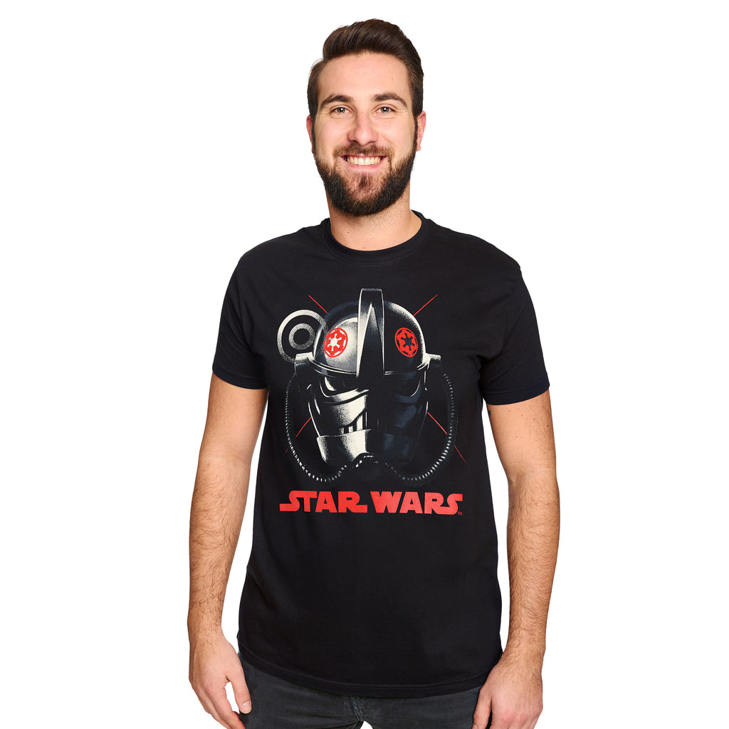 Zdjęcie produktu Star Wars - Andor T-shirt hełm TIE Avenger czarny