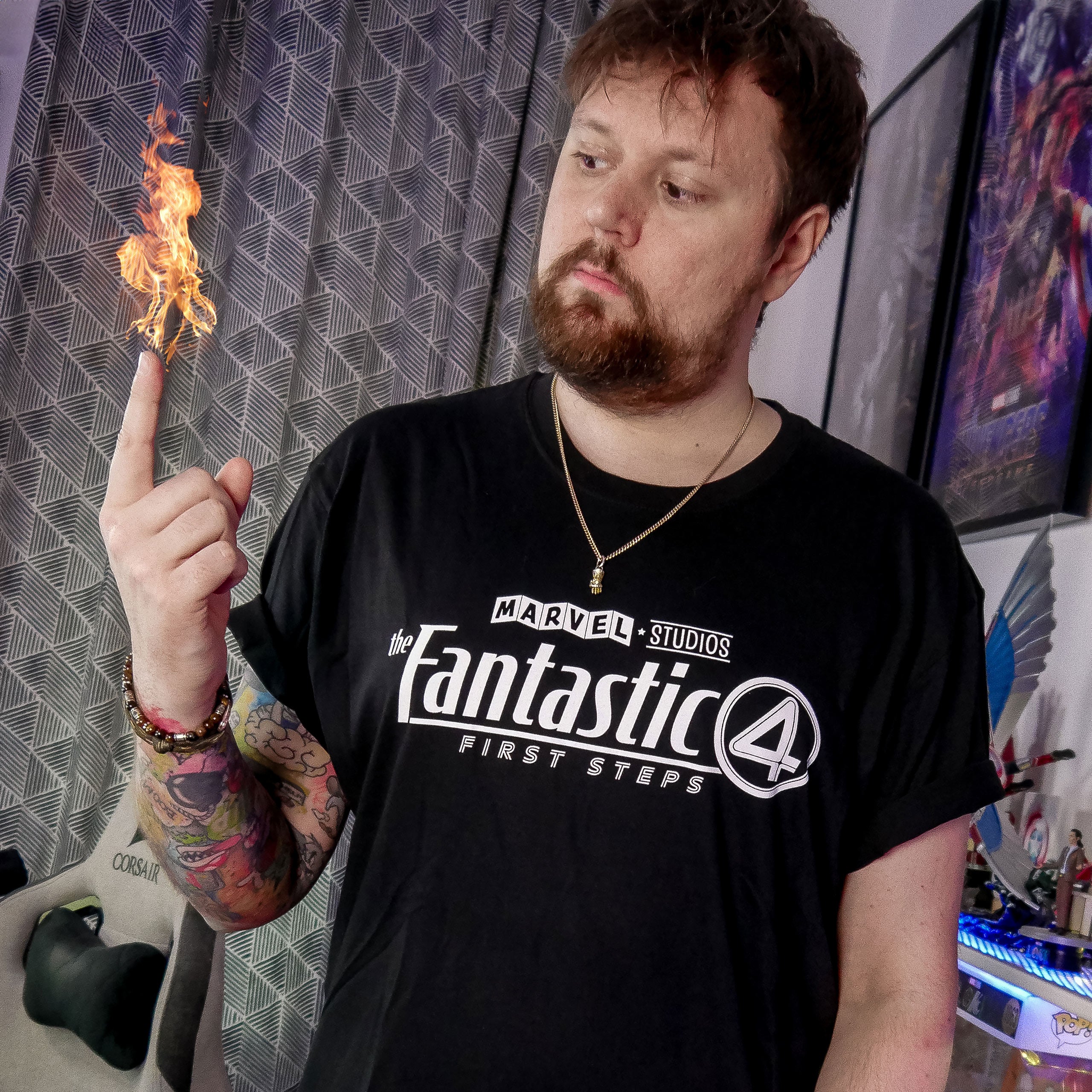 Zdjęcie produktu Fantastic Four - Koszulka Logo Czarna
