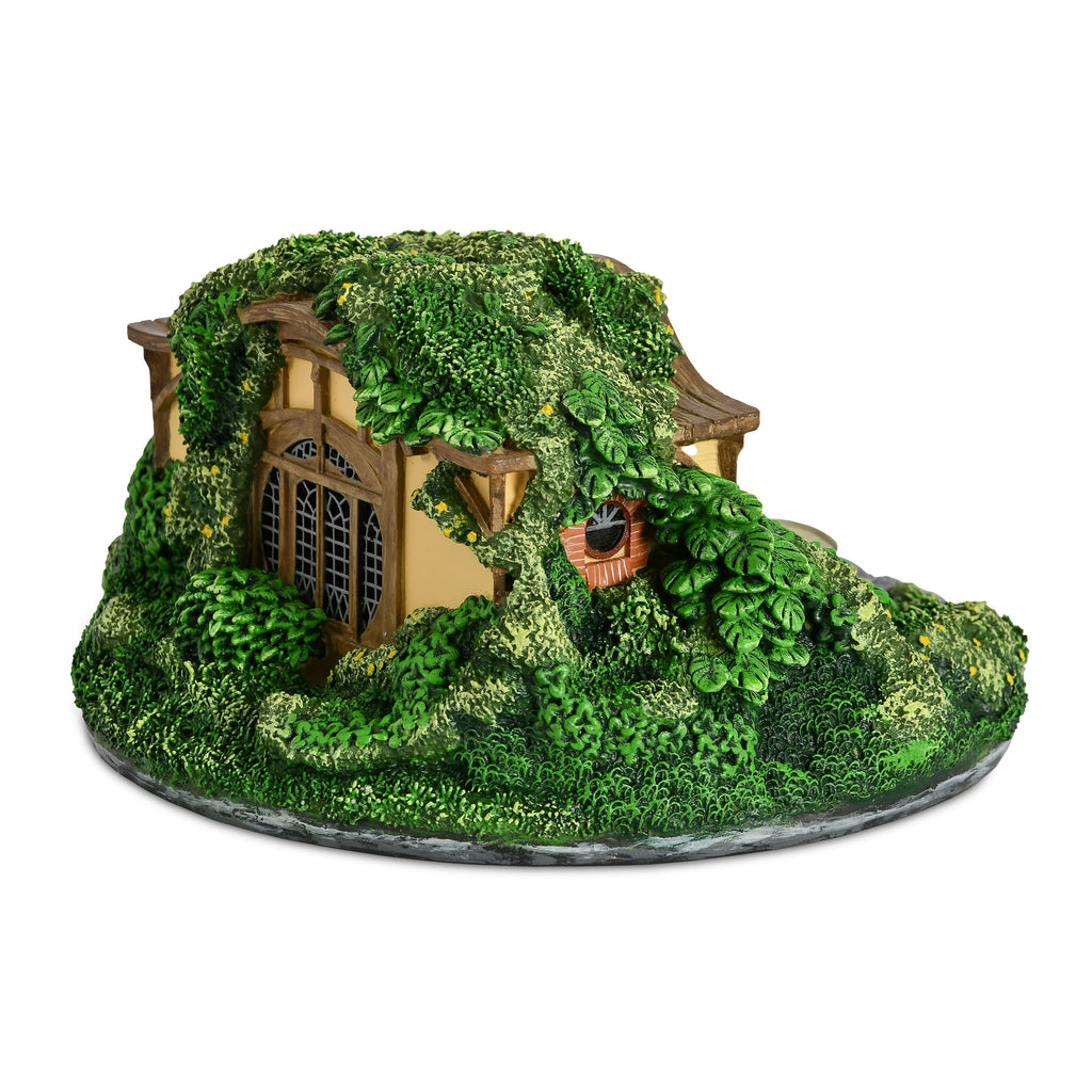 Zdjęcie produktu Władca Pierścieni - Świecznik na podgrzewacze diorama Nory Hobbita (Shire)