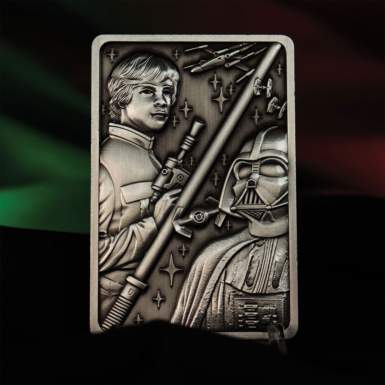 Zdjęcie produktu Star Wars - Luke i Darth Vader metalowa replika sztabki limitowana