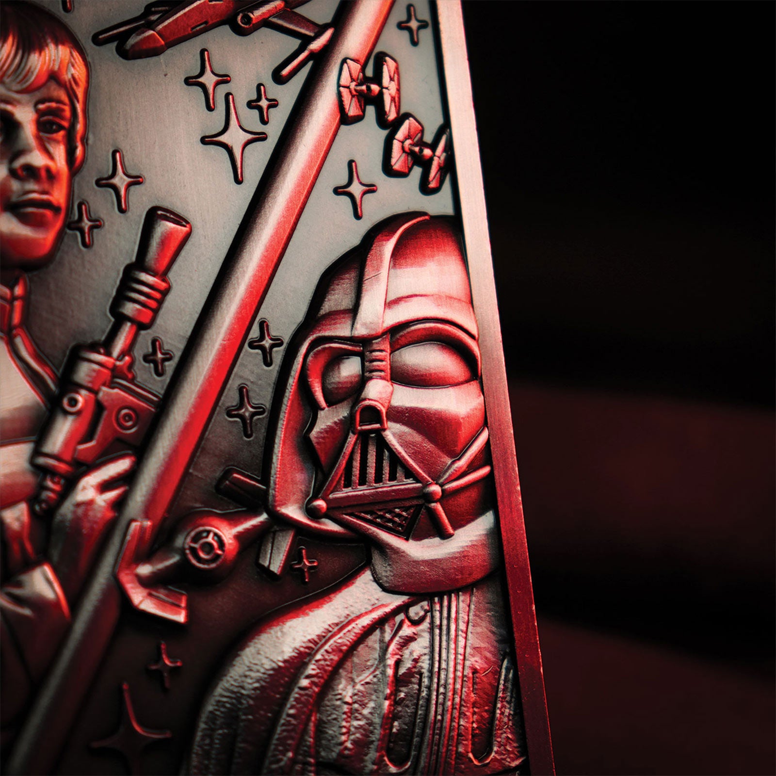 Zdjęcie produktu Star Wars - Luke i Darth Vader metalowa replika sztabki limitowana
