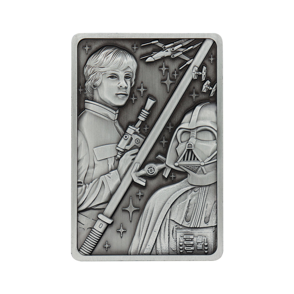 Zdjęcie produktu Star Wars - Luke i Darth Vader metalowa replika sztabki limitowana