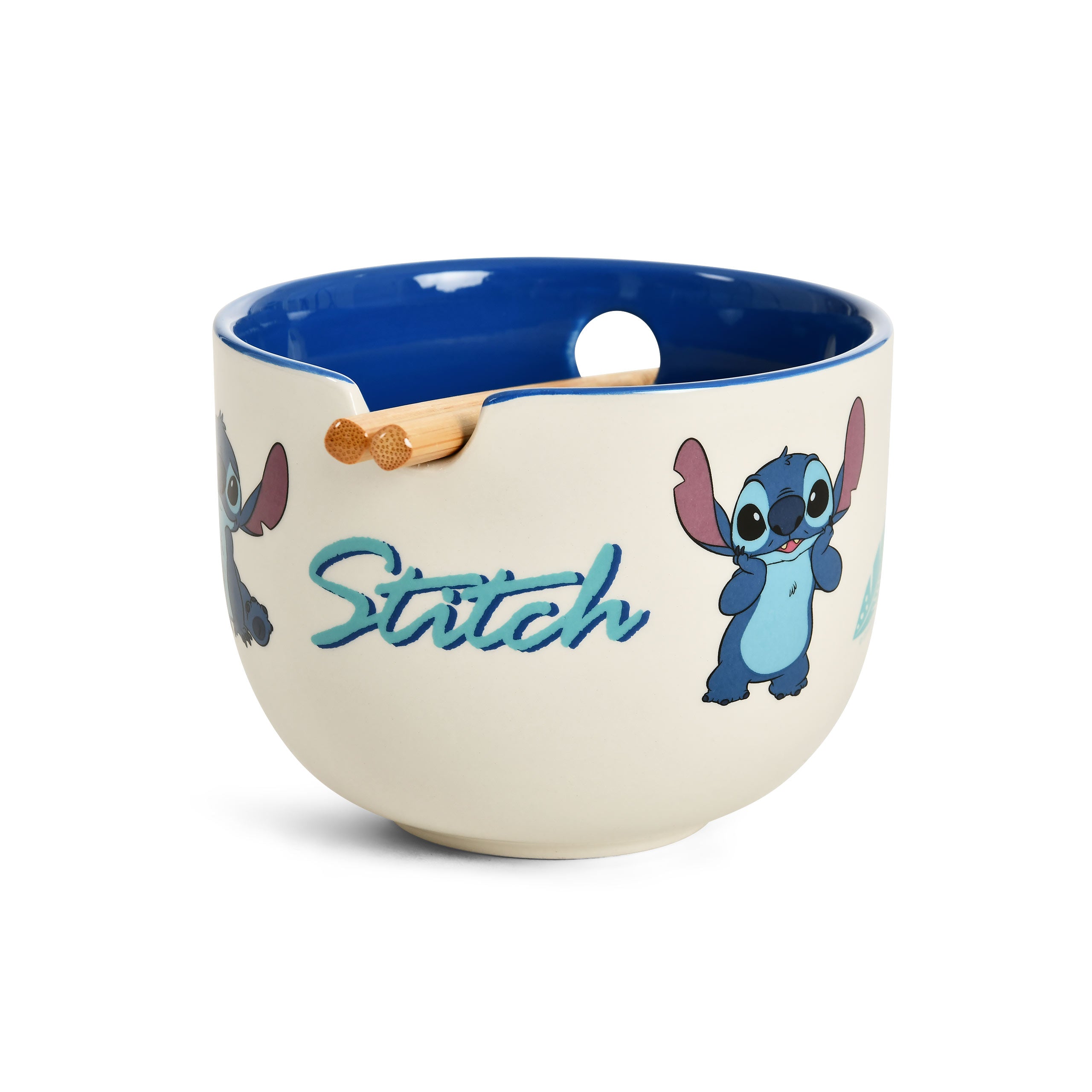 Zdjęcie produktu Miska Ramen Stitch Aloha z Pałeczkami - Lilo & Stitch