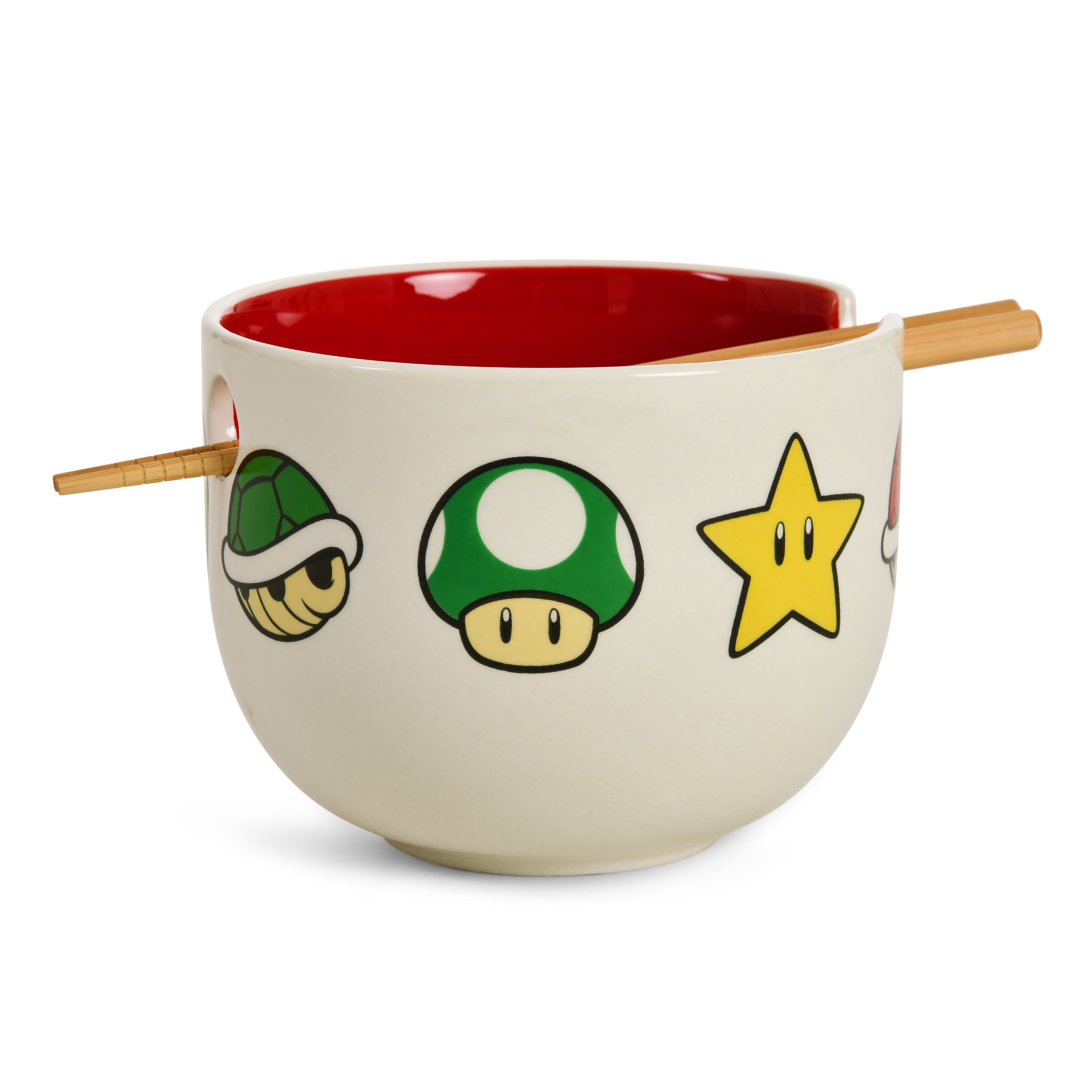 Zdjęcie produktu Super Mario - Miska Ramen z Symbolami i Pałeczkami