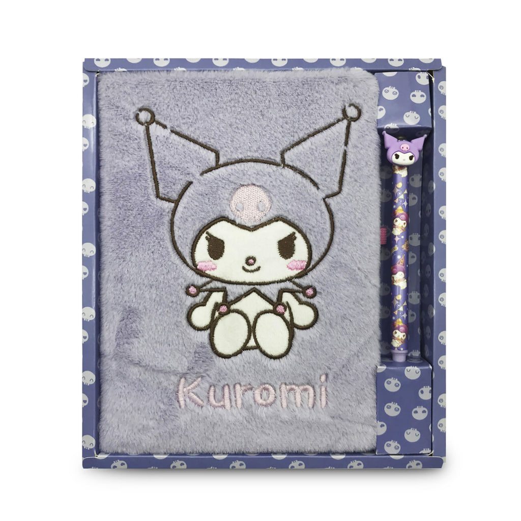 Zdjęcie produktu Hello Kitty and Friends - Pluszowy notes Kuromi z długopisem