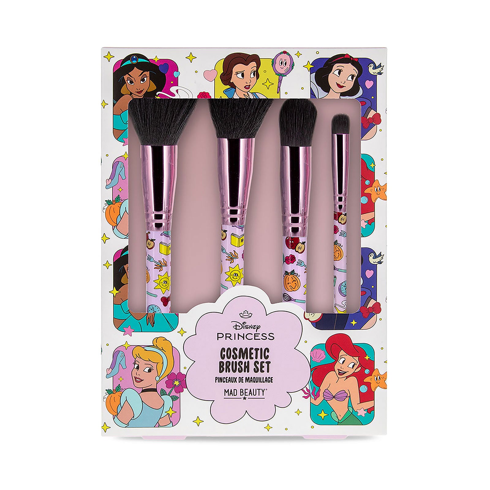 Zdjęcie produktu Disney Princess - Zestaw pędzli do makijażu (4 sztuki)