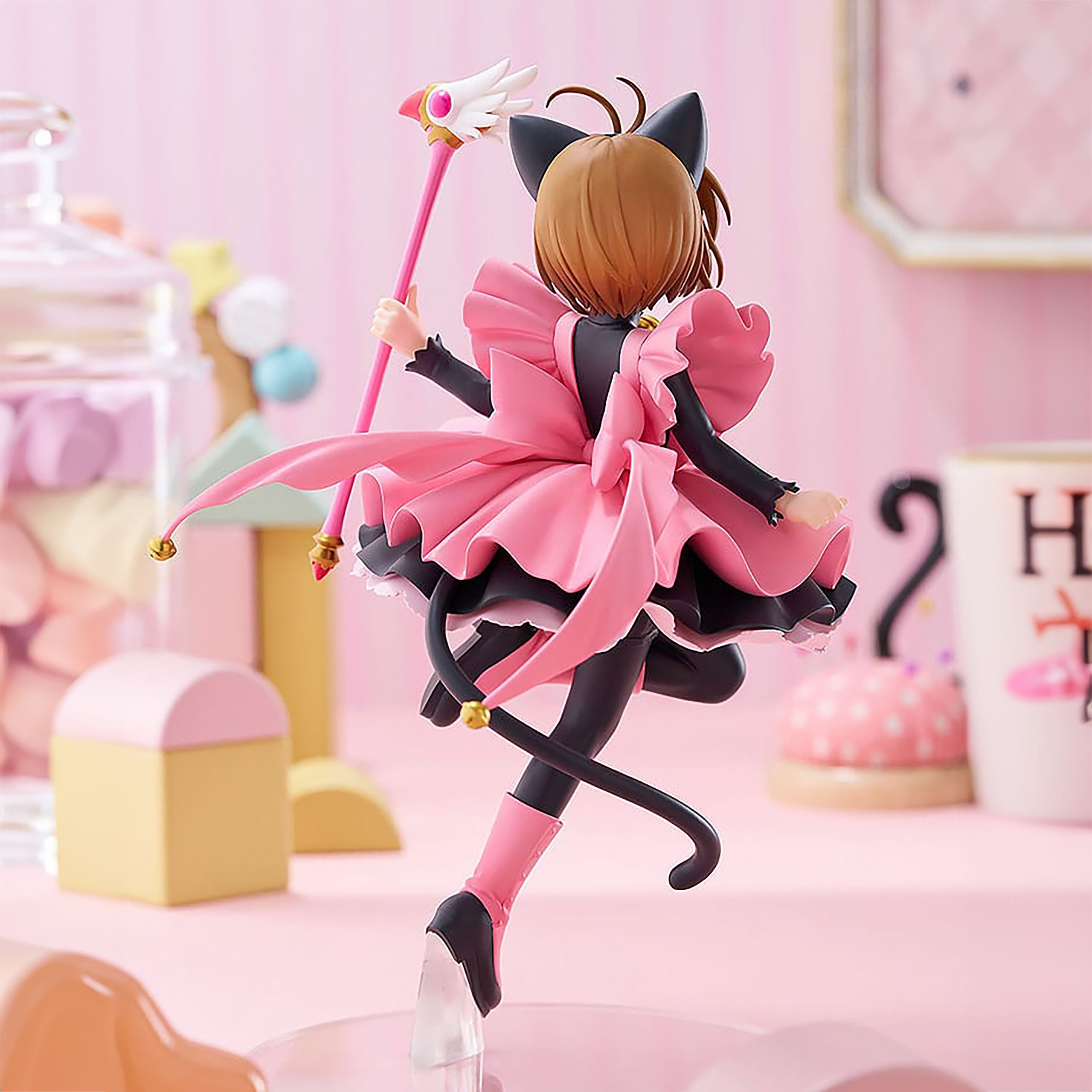 Zdjęcie produktu Card Captor Sakura - Kinomoto Sakura Figurka Black Cat Costume Version L Size