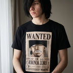 Product image One Piece - Roronoa Zoro Wanted T-Shirt black