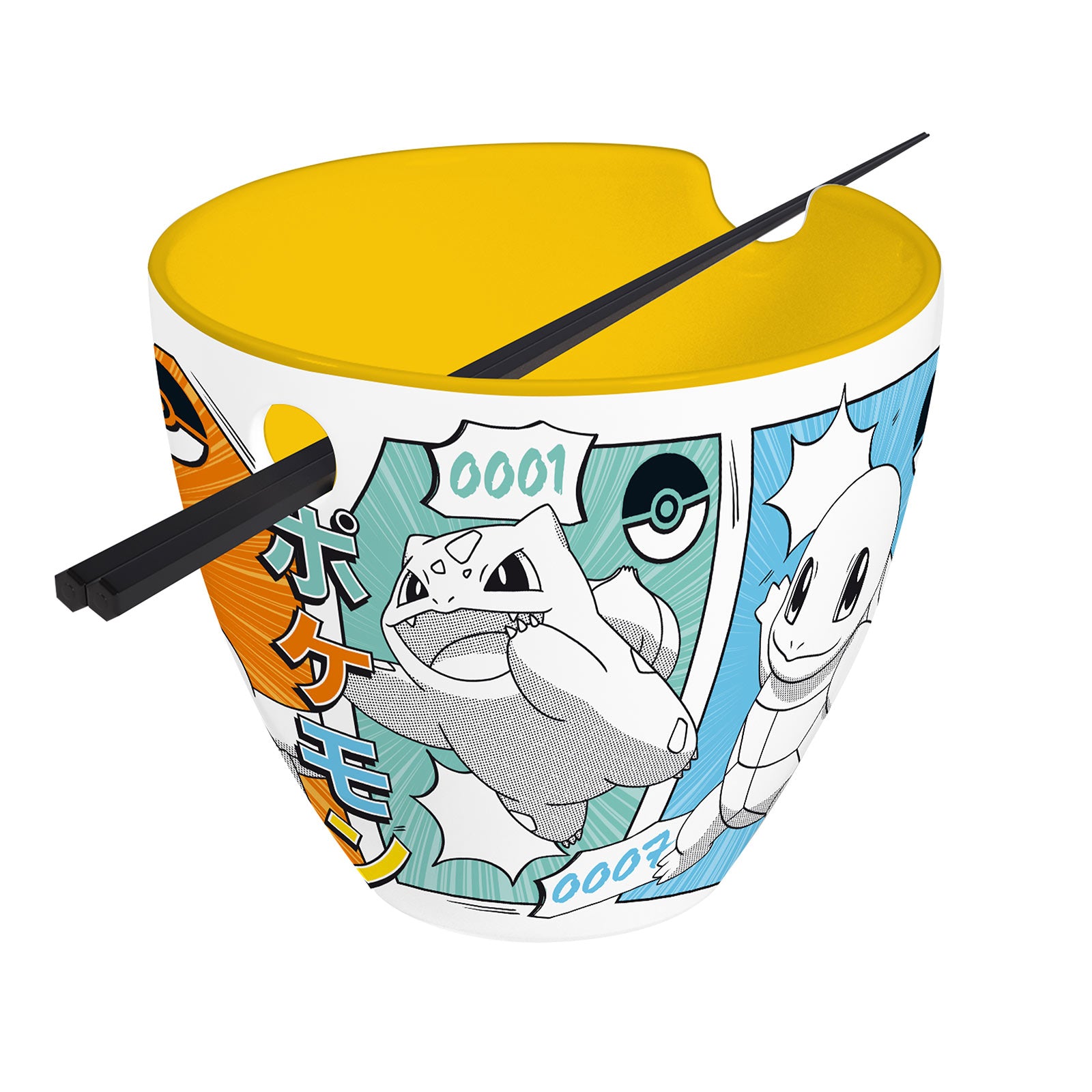 Zdjęcie produktu Pokémon - Miska do ramenu Starters z pałeczkami