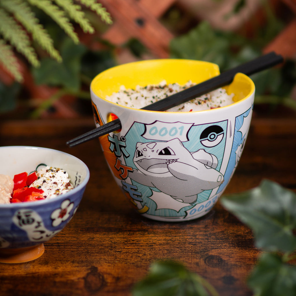 Zdjęcie produktu Pokémon - Miska do ramenu Starters z pałeczkami