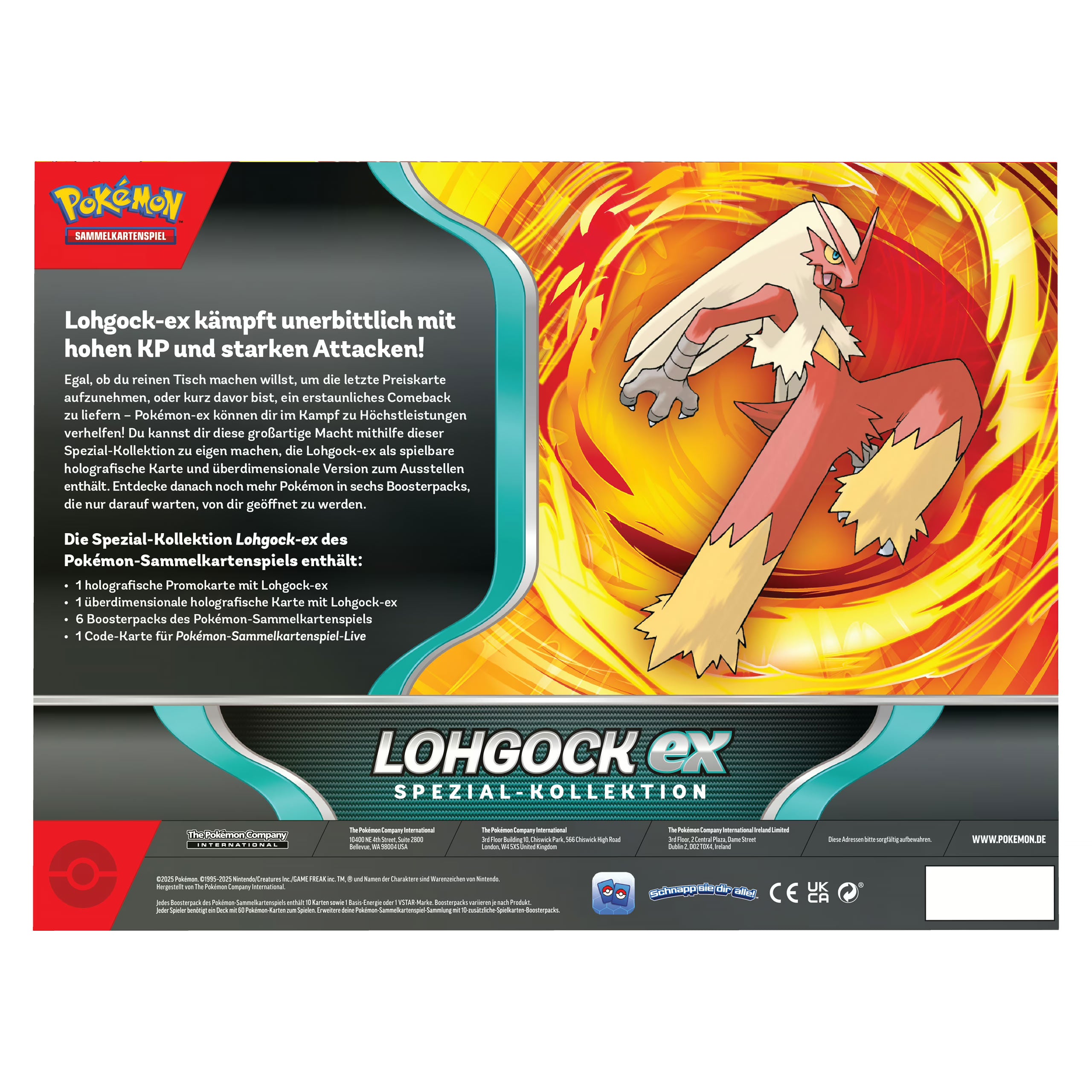 Product image Pokemon - Blaziken-Ex Special Trading Card Box