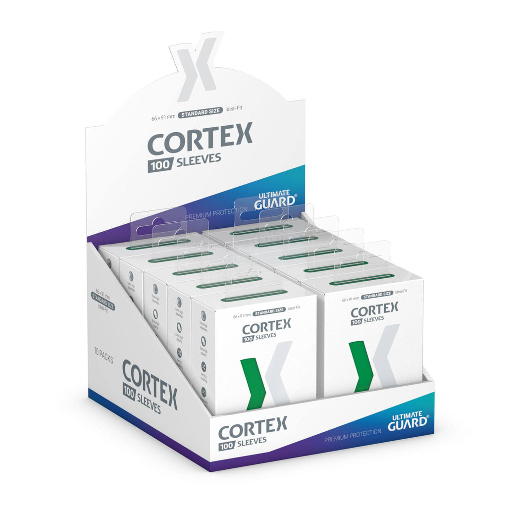 Zdjęcie produktu Koszulki Cortex zielone zestaw 100 Ultimate Guard do TCG rozmiar standardowy