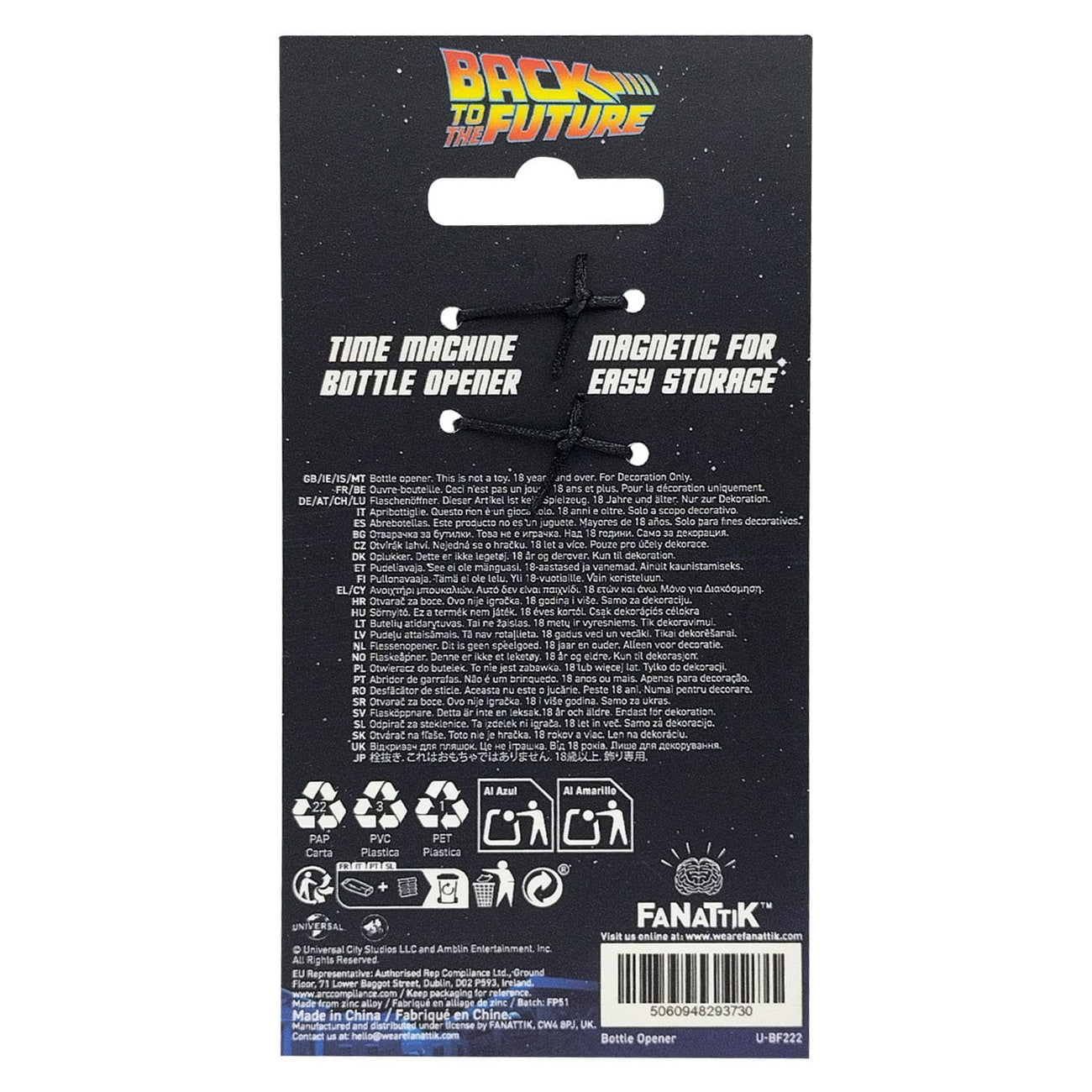 Product image Back to the Future - DeLorean Magnetic Bottle Opener