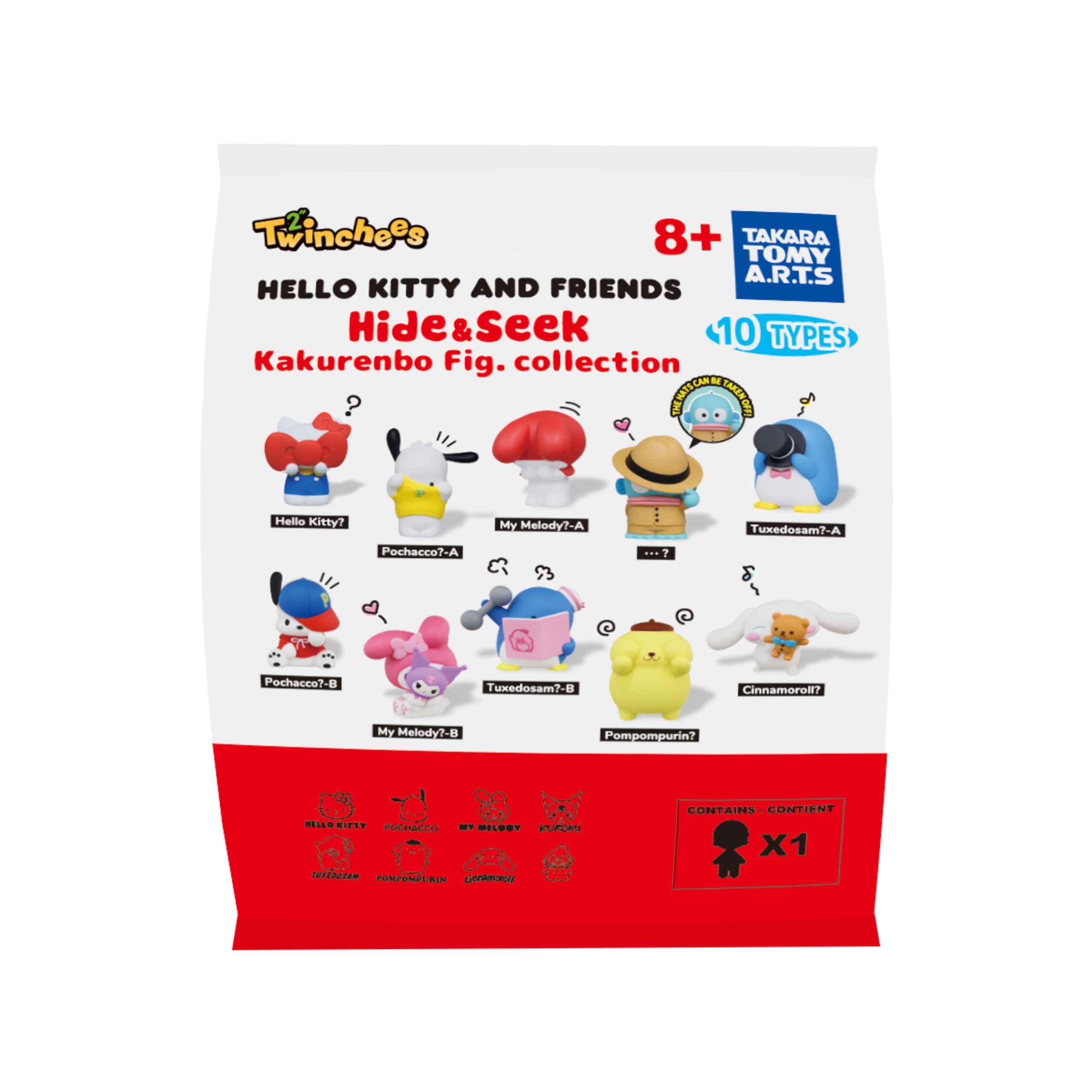 Zdjęcie produktu Sanrio - Hello Kitty & Friends Hide ’n’ Seek Mystery Twinchees Figurka