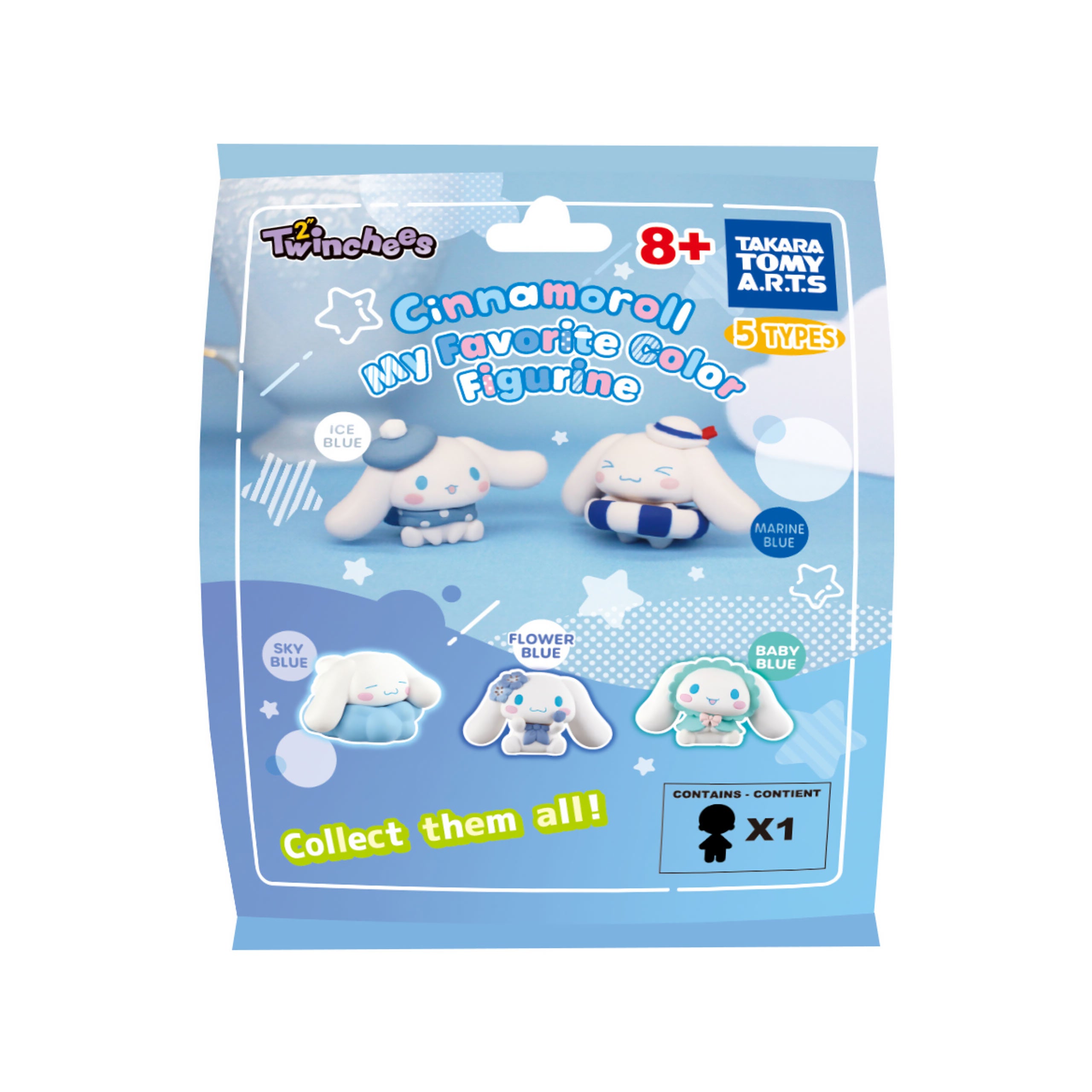 Zdjęcie produktu Sanrio - Cinnamoroll My Favourite Colour figurka Mystery Twinchees