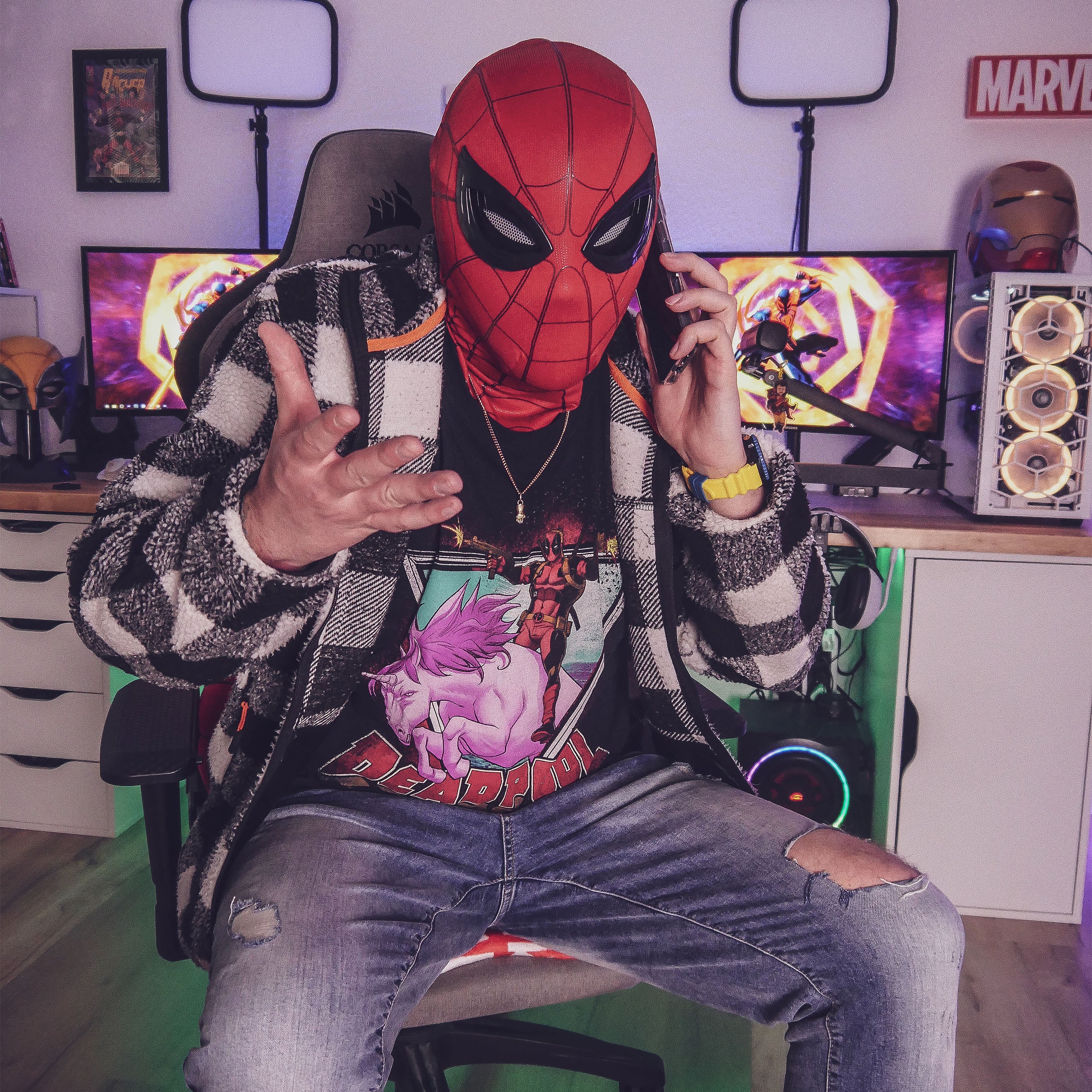 Zdjęcie produktu Spider-Man – Elektroniczna maska Marvel Legends