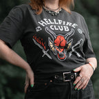 Product image Stranger Things - Hellfire Club T-shirt gray