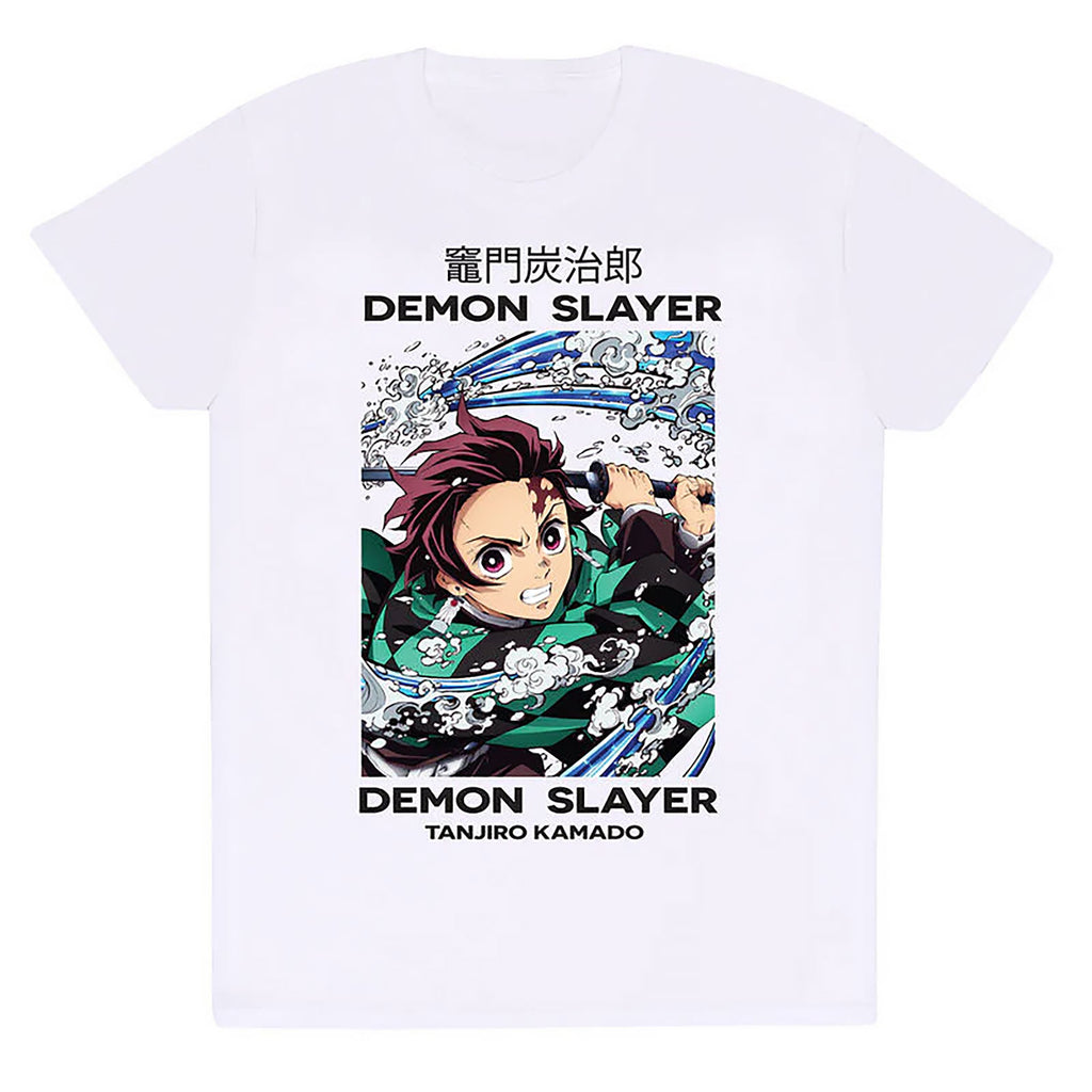 Product image Demon Slayer - Tanjiro Whirlpool T-Shirt white