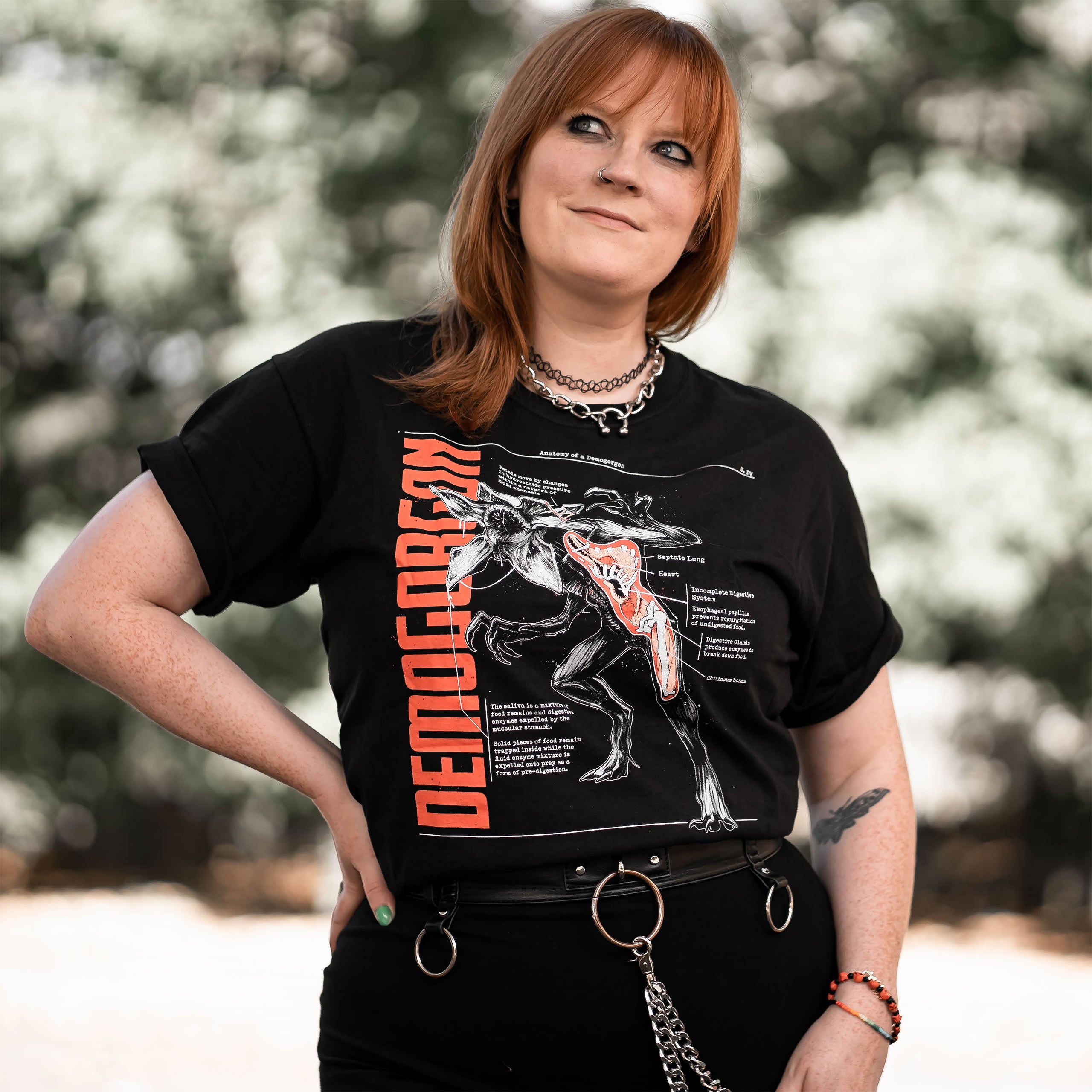 Zdjęcie produktu Stranger Things - T-shirt Anatomia Demogorgona
