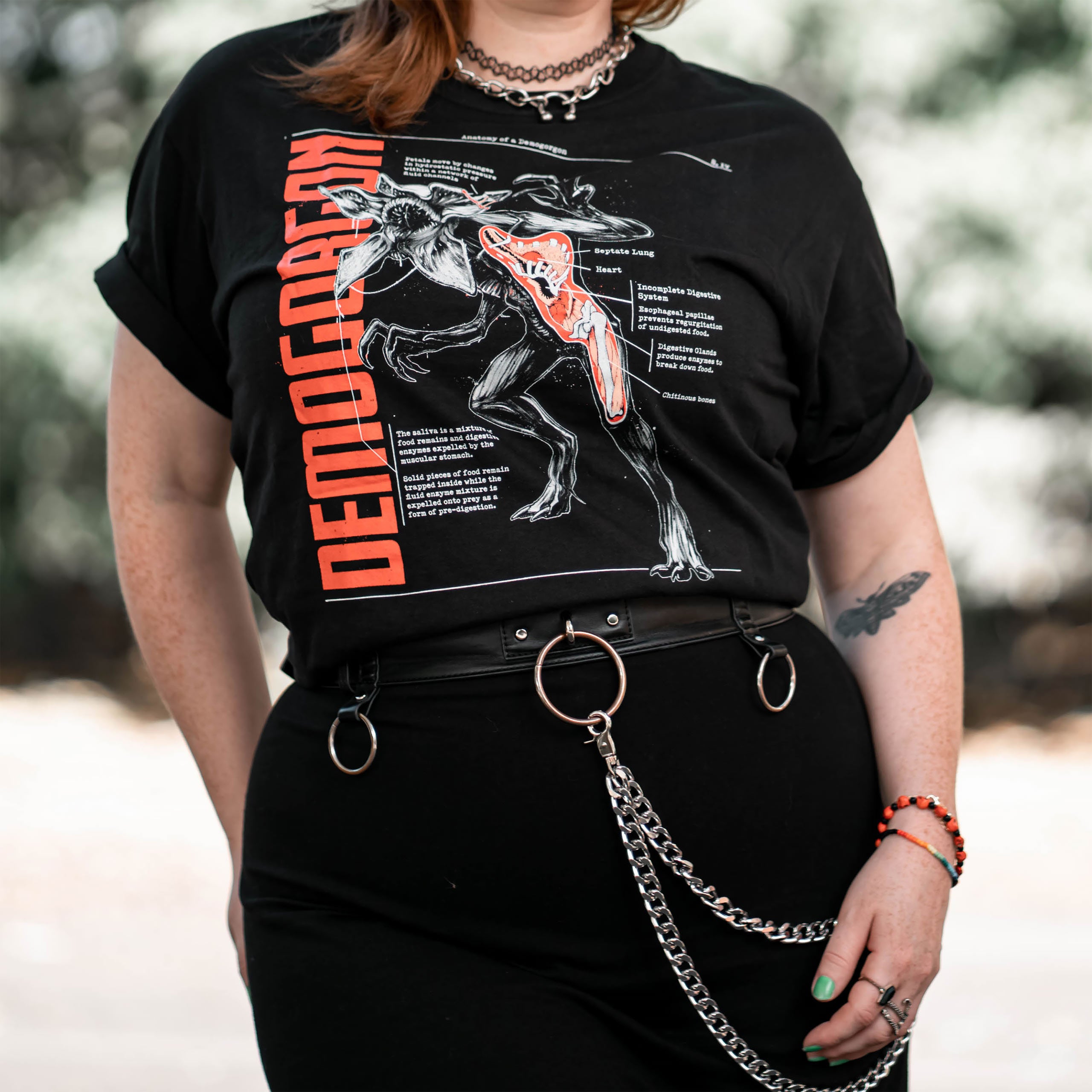 Zdjęcie produktu Stranger Things - T-shirt Anatomia Demogorgona