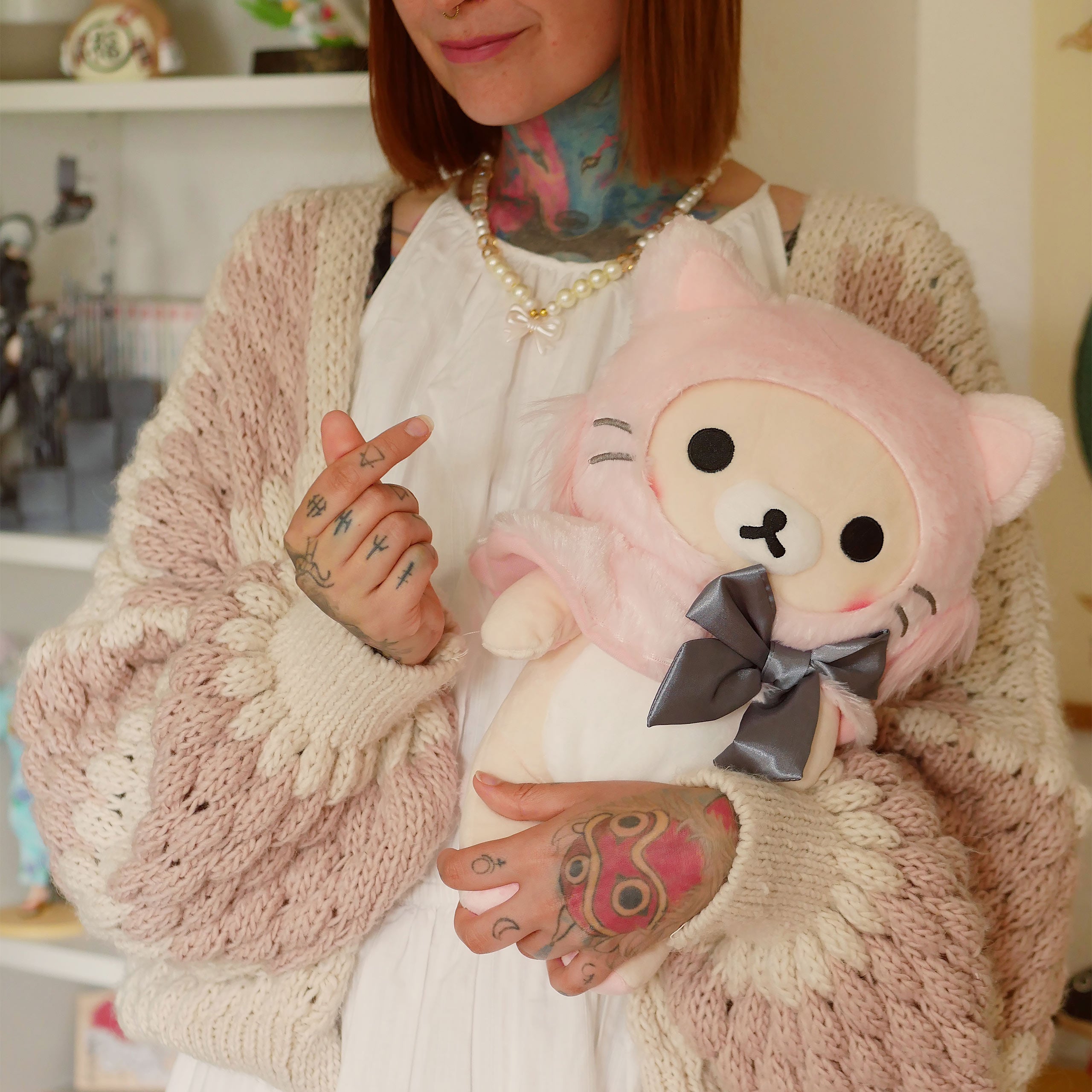 Zdjęcie produktu Rilakkuma - Pluszowa maskotka Korilakkuma Pink Cat