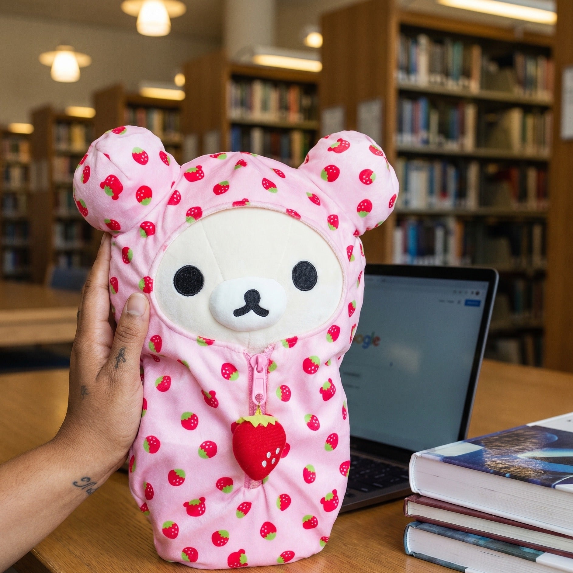 Zdjęcie produktu Rilakkuma - pluszowa maskotka Korilakkuma Sleeping Bag