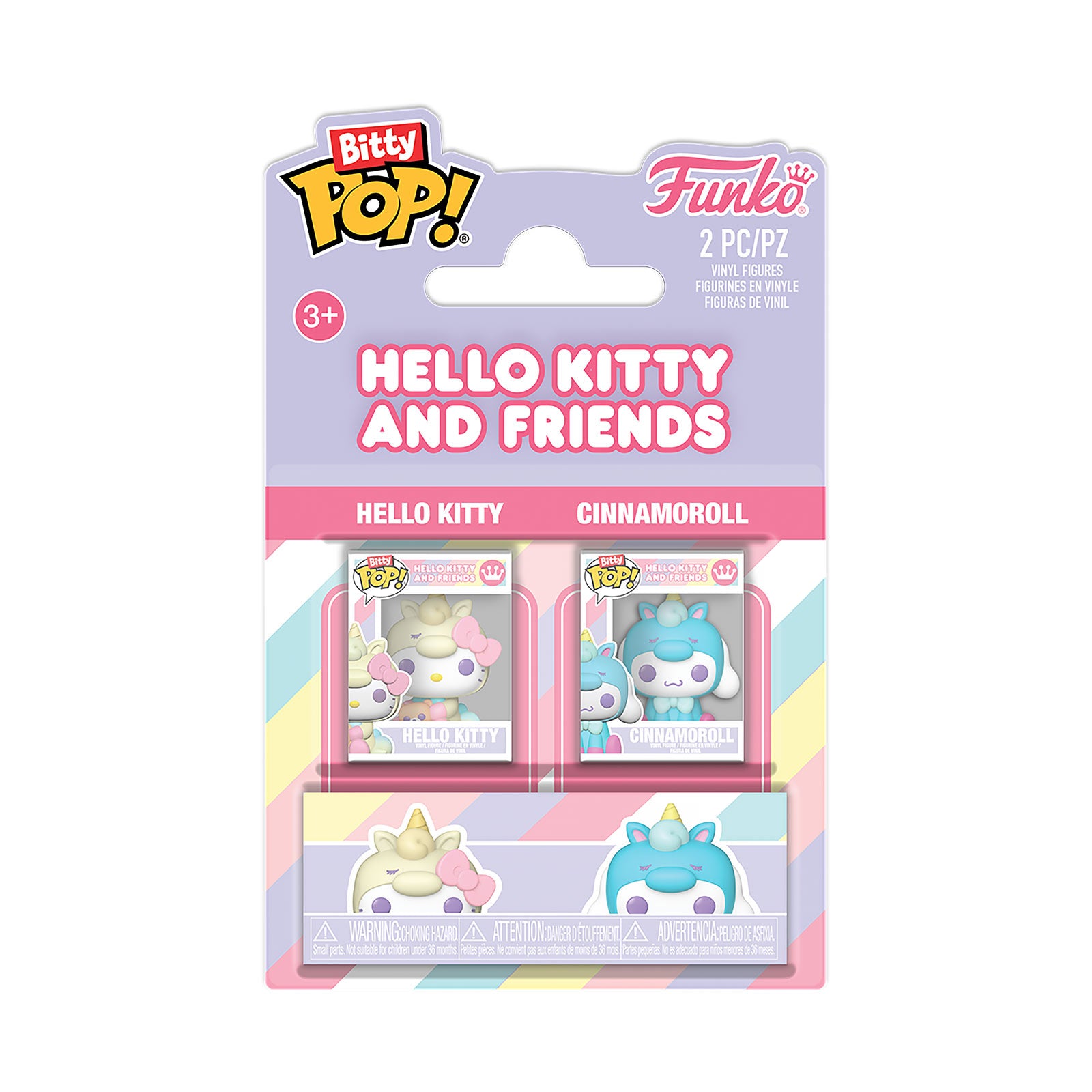 Zdjęcie produktu Sanrio - Hello Kitty i Cinnamoroll Funko Bitty Pop zestaw 2 figurek