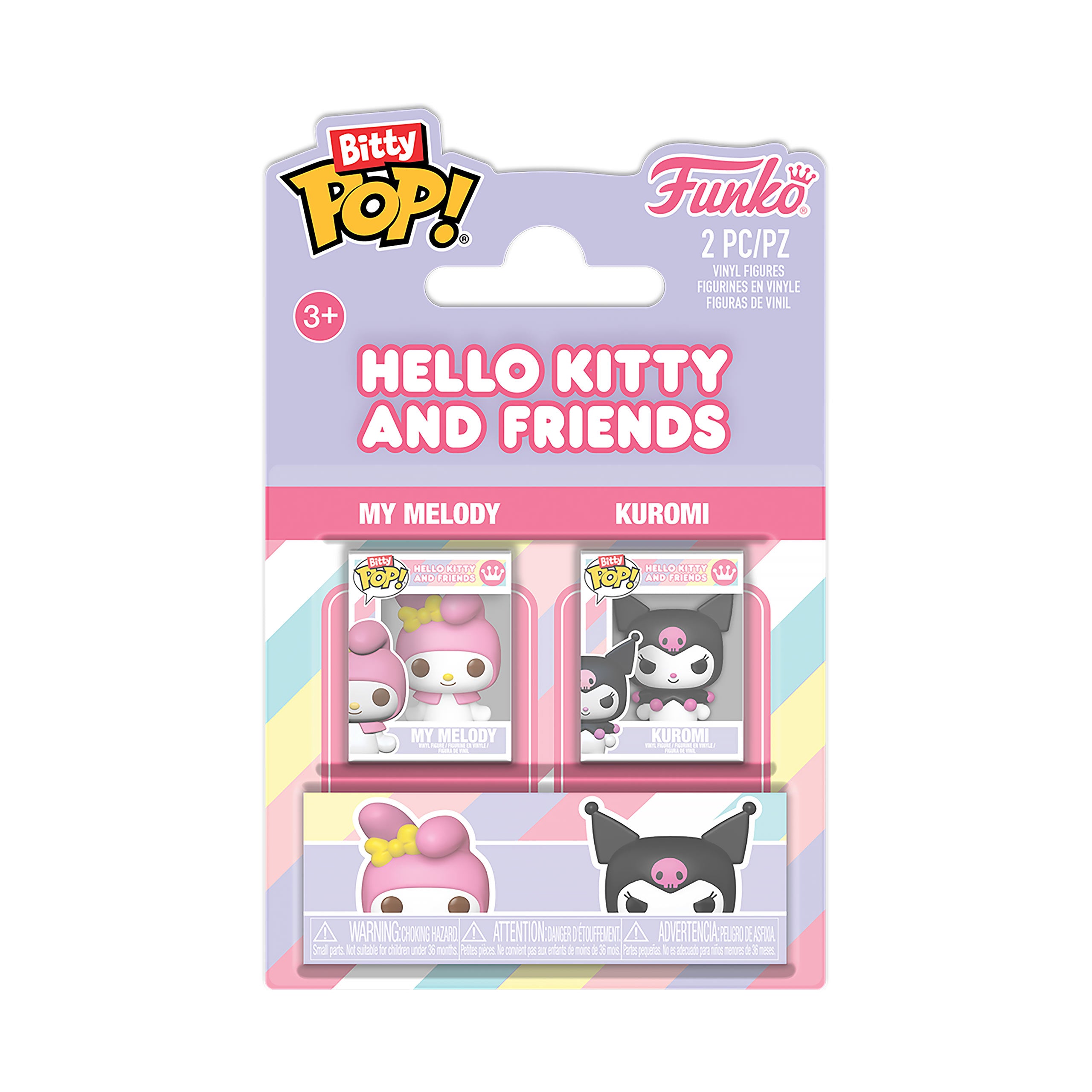 Zdjęcie produktu Sanrio - My Melody i Kuromi Funko Bitty Pop zestaw 2 figurek