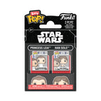 Zdjęcie produktu Star Wars - Leia i Han Solo Imperium kontratakuje Funko Bitty Pop zestaw 2 figurek